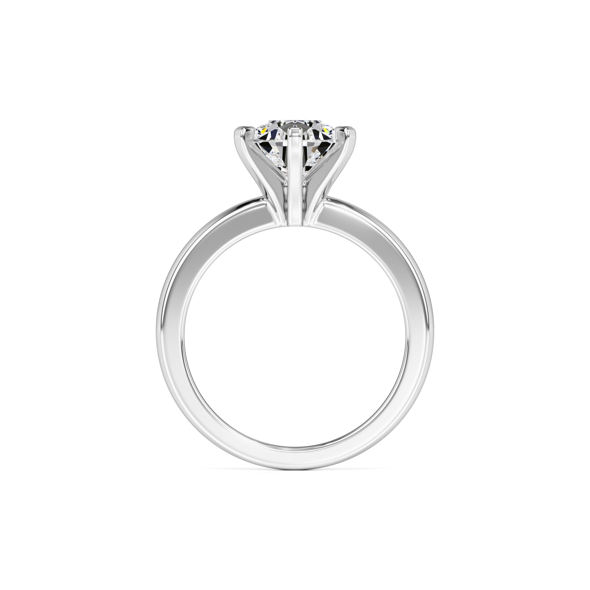 Addison Moissanite Ring | White Gold | 4