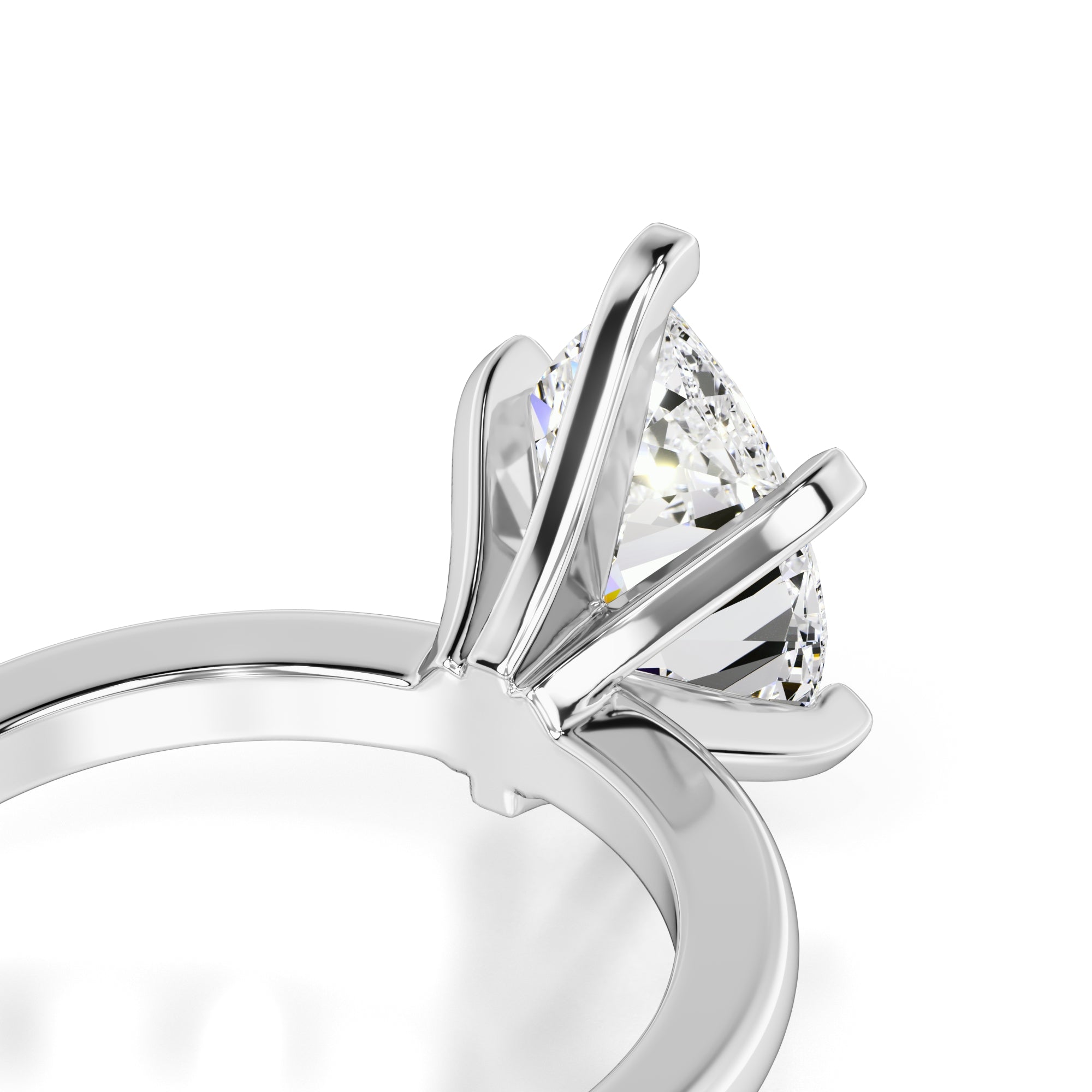 Addison Moissanite Ring | White Gold | 2