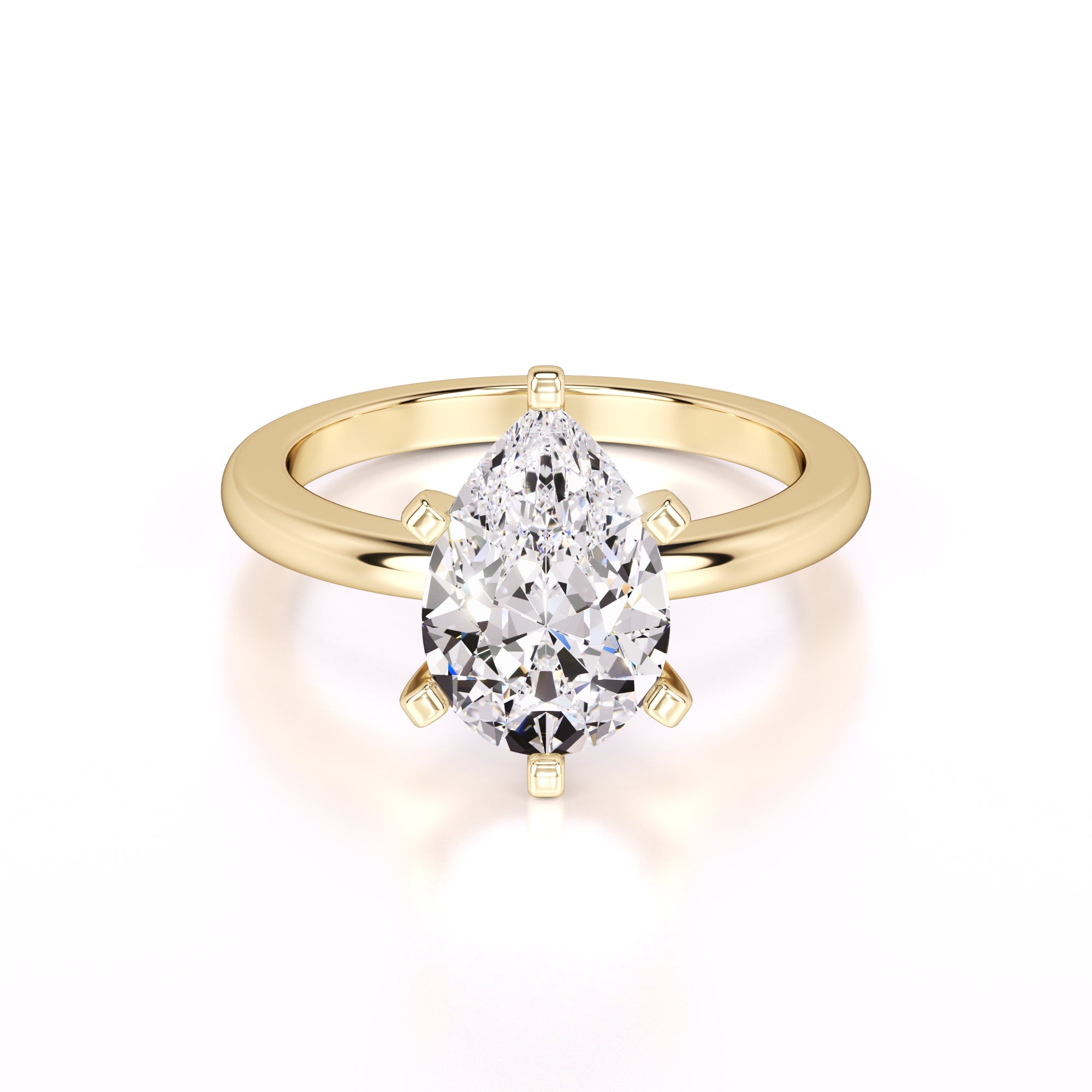 Addison Lab Grown Diamond Ring | Yellow Gold | 1