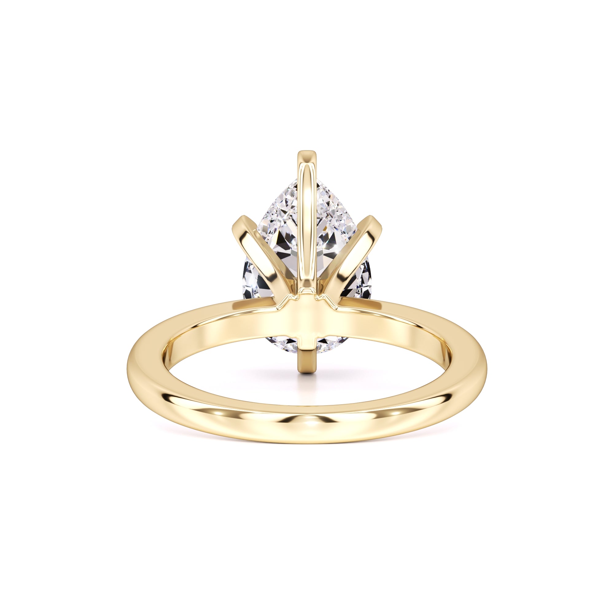 Addison Moissanite Ring | Yellow Gold | 3