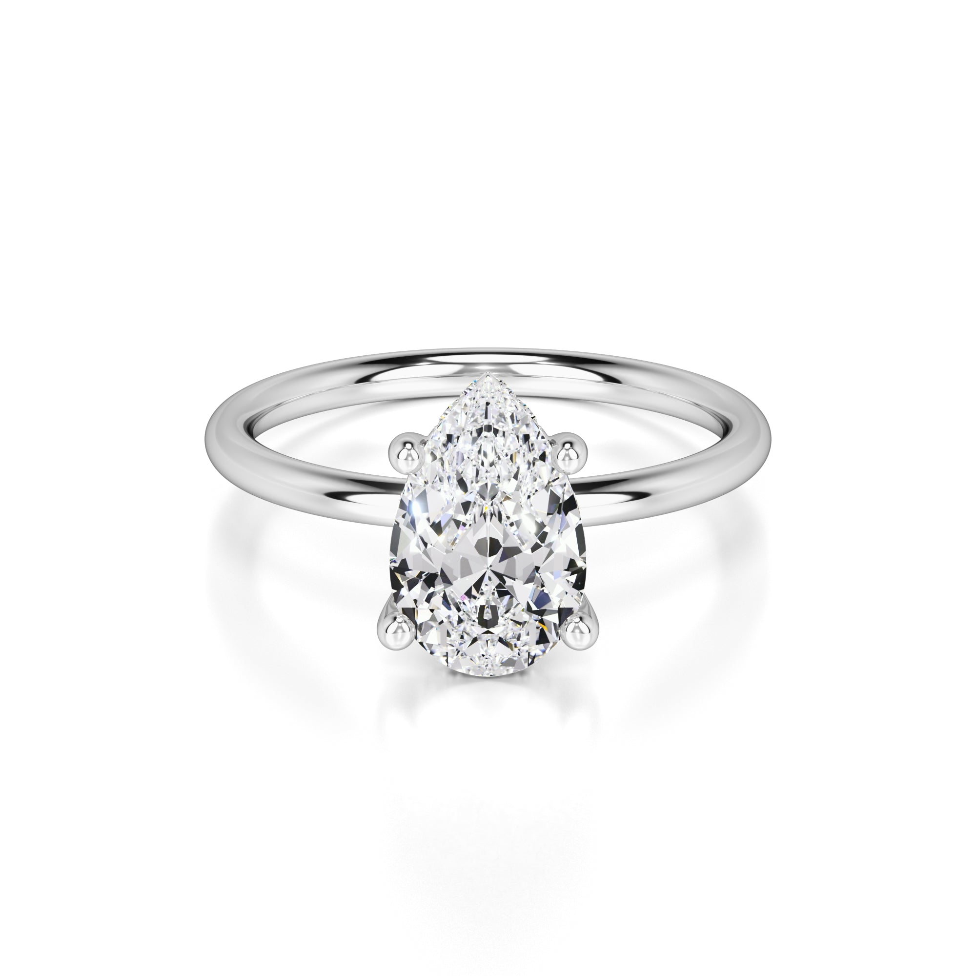Alexis Lab Grown Diamond Ring | White Gold | 1