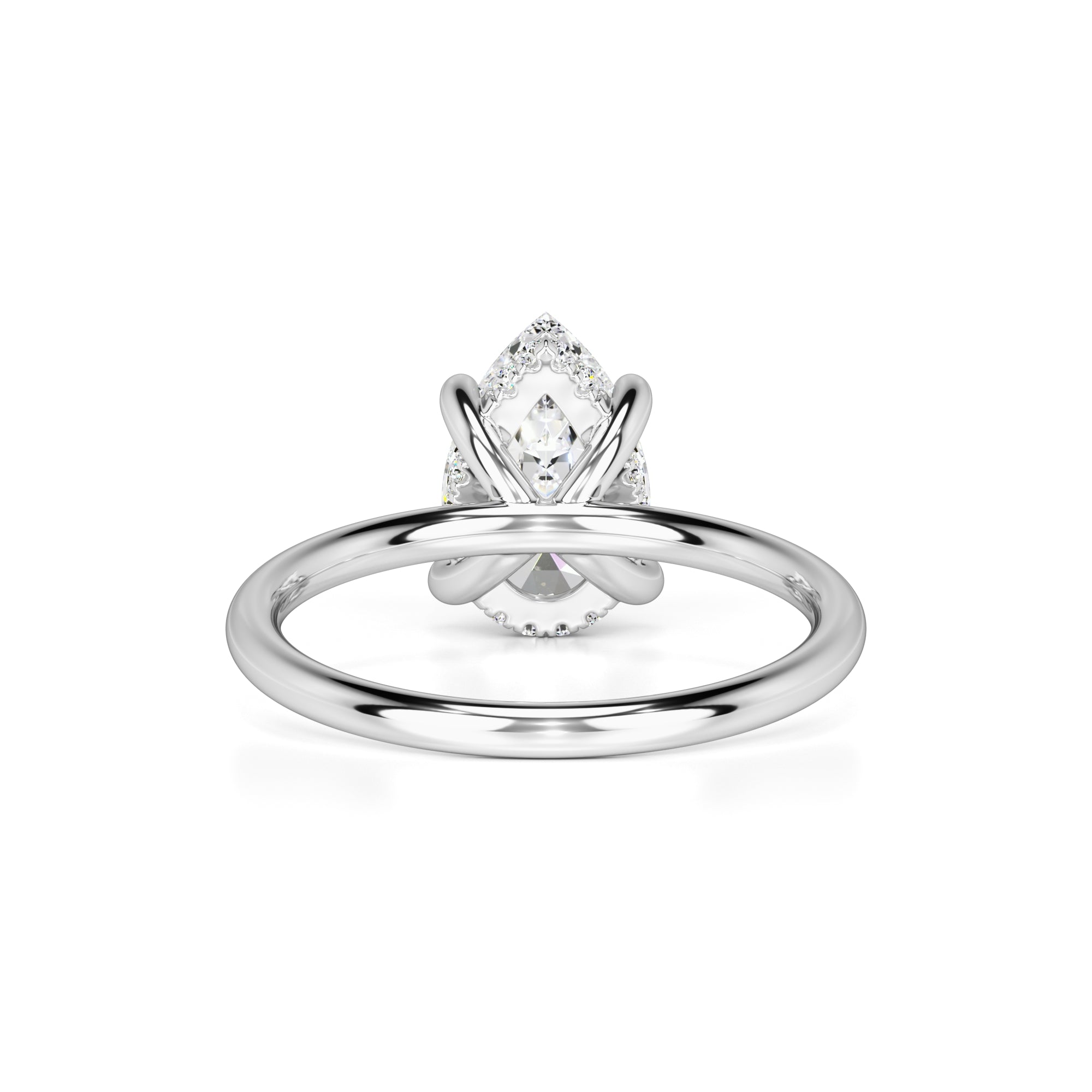 Alexis Moissanite & Lab Grown Diamond Ring | White Gold | 3