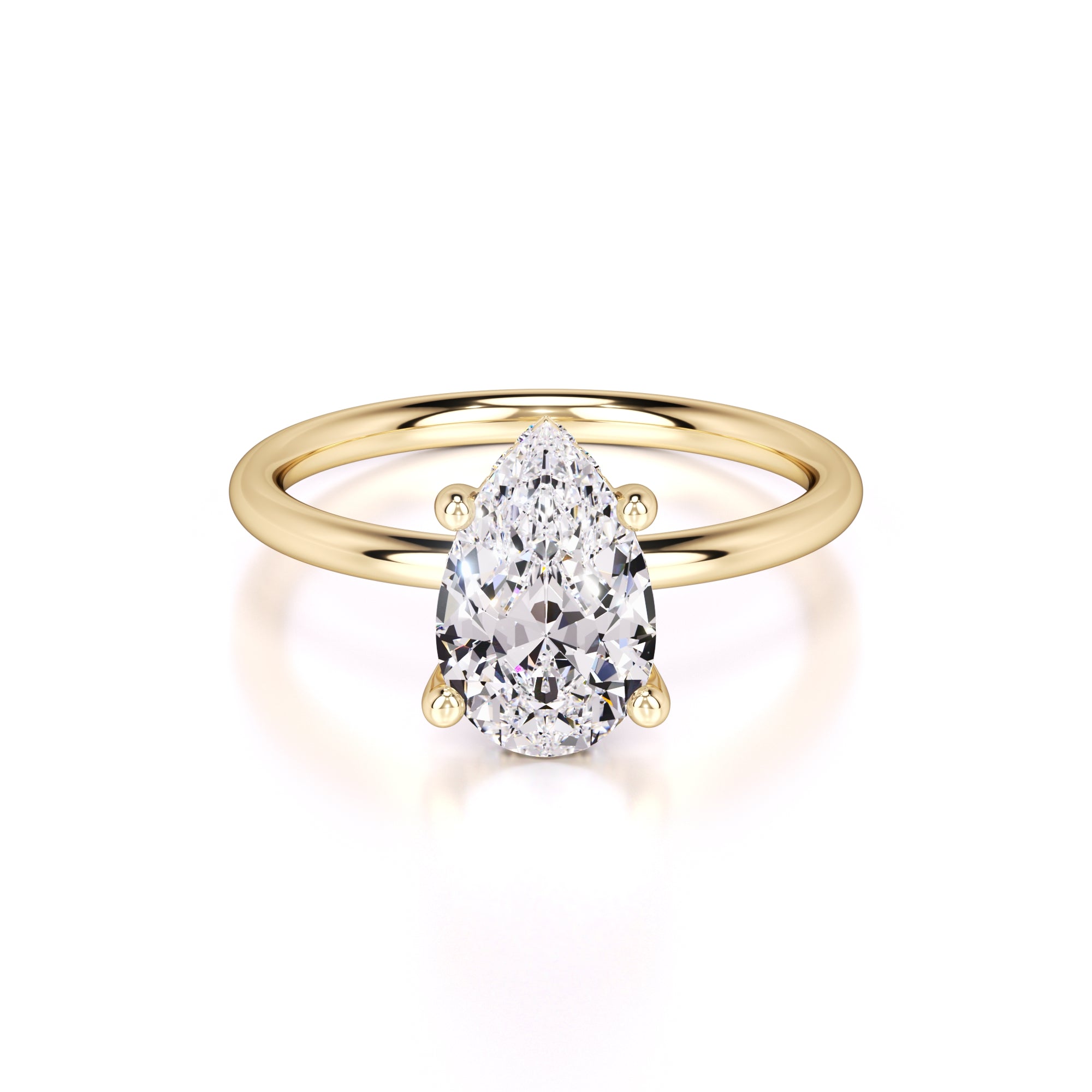 Alexis Lab Grown Diamond Ring | Yellow Gold | 1