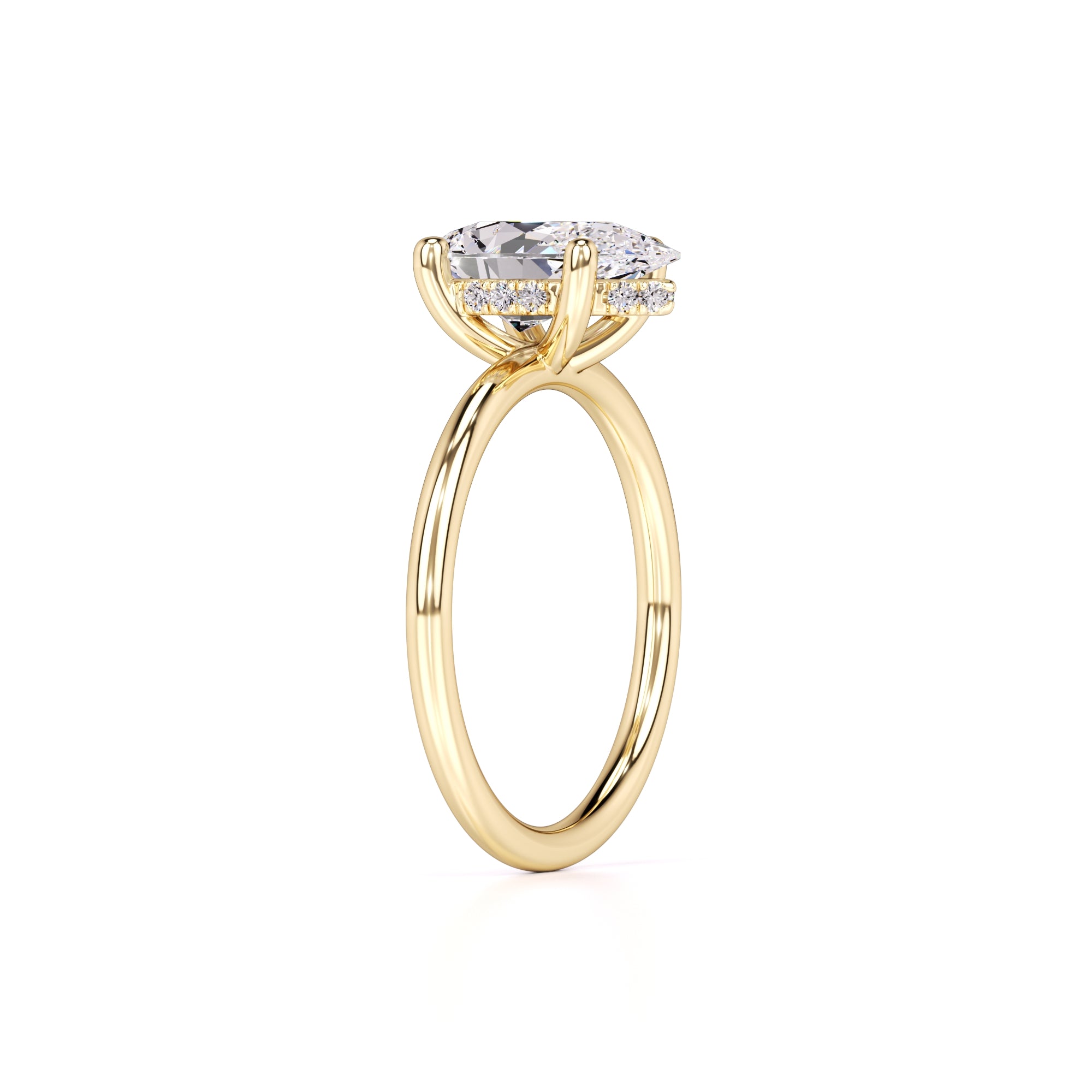 Alexis Lab Grown Diamond Ring | Yellow Gold | 3