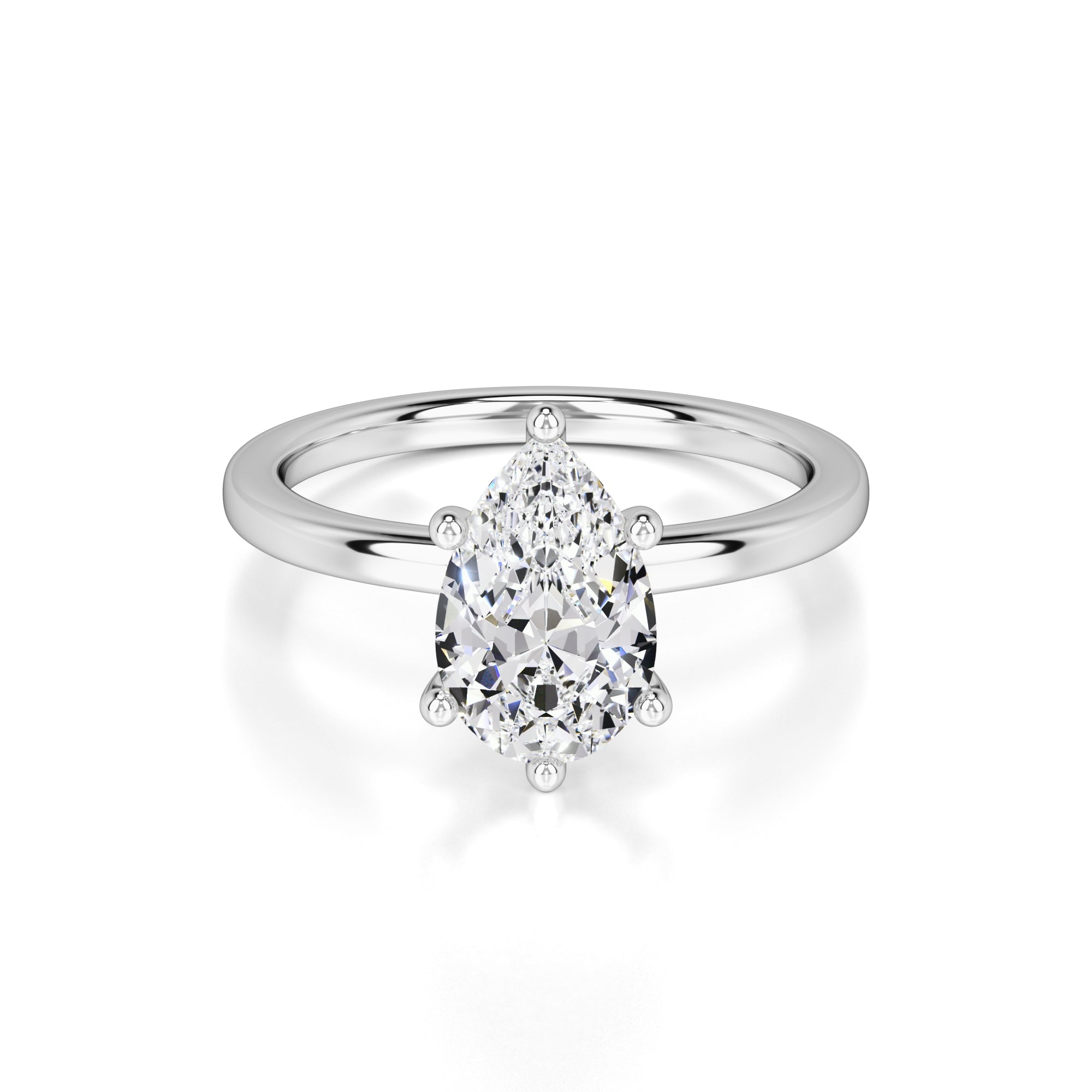 Ashley Lab Grown Diamond Ring | White Gold | 1