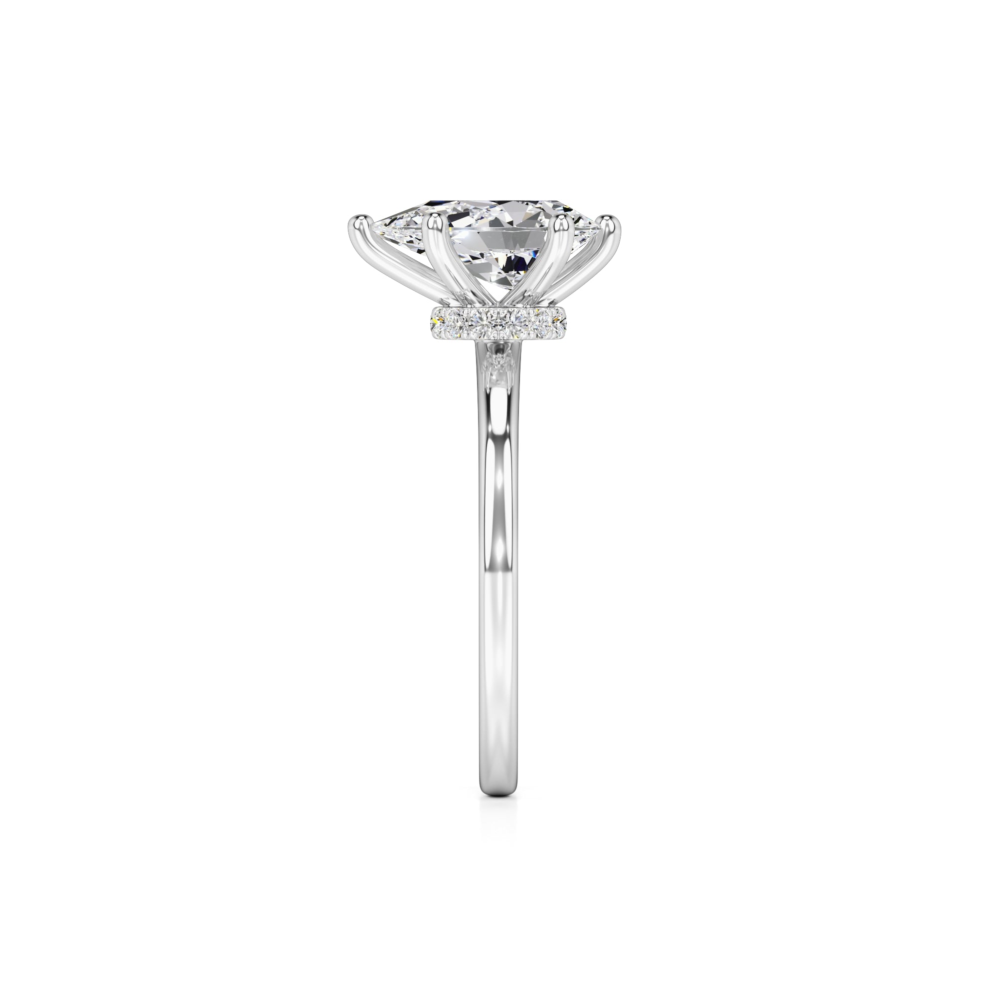 Ashley Lab Grown Diamond Ring | White Gold | 4