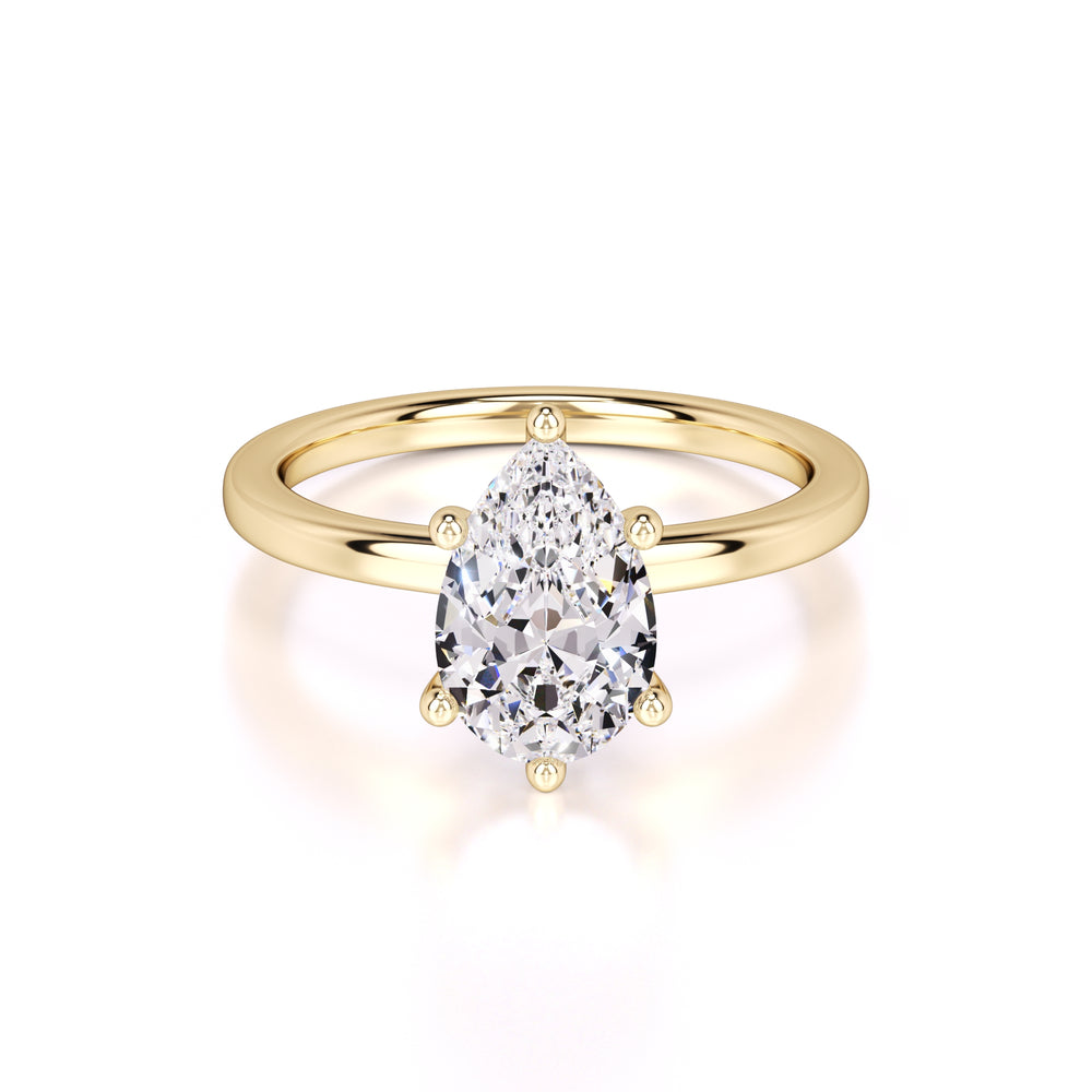 Ashley Lab Grown Diamond Ring | Yellow Gold | 1