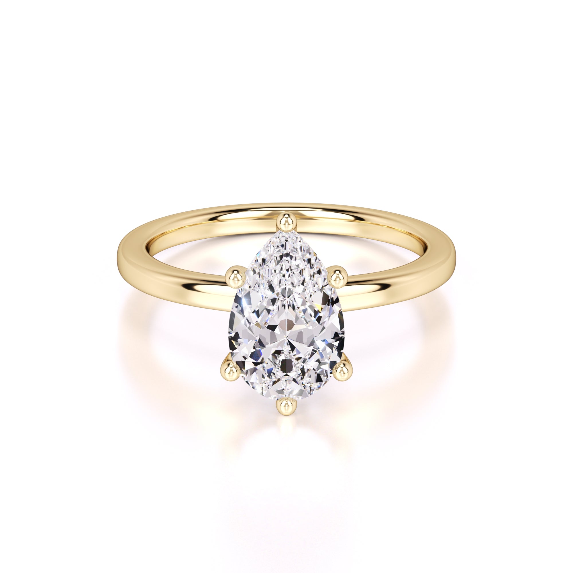 Ashley Lab Grown Diamond Ring | Yellow Gold | 1