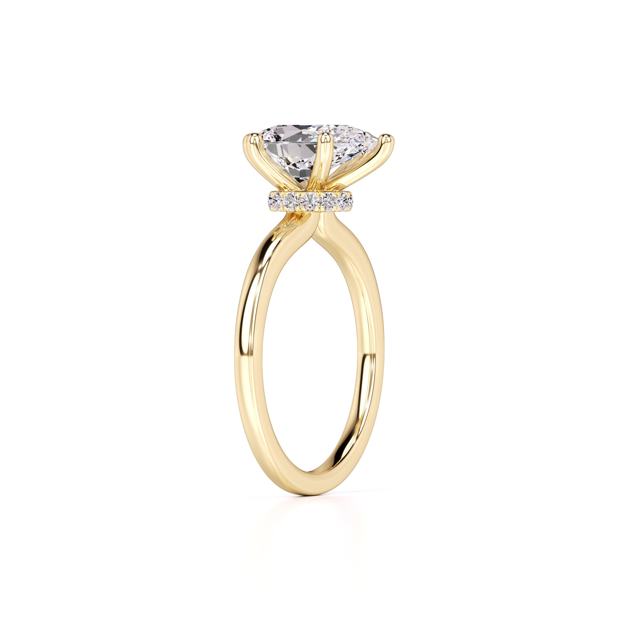 Ashley Lab Grown Diamond Ring | Yellow Gold | 3