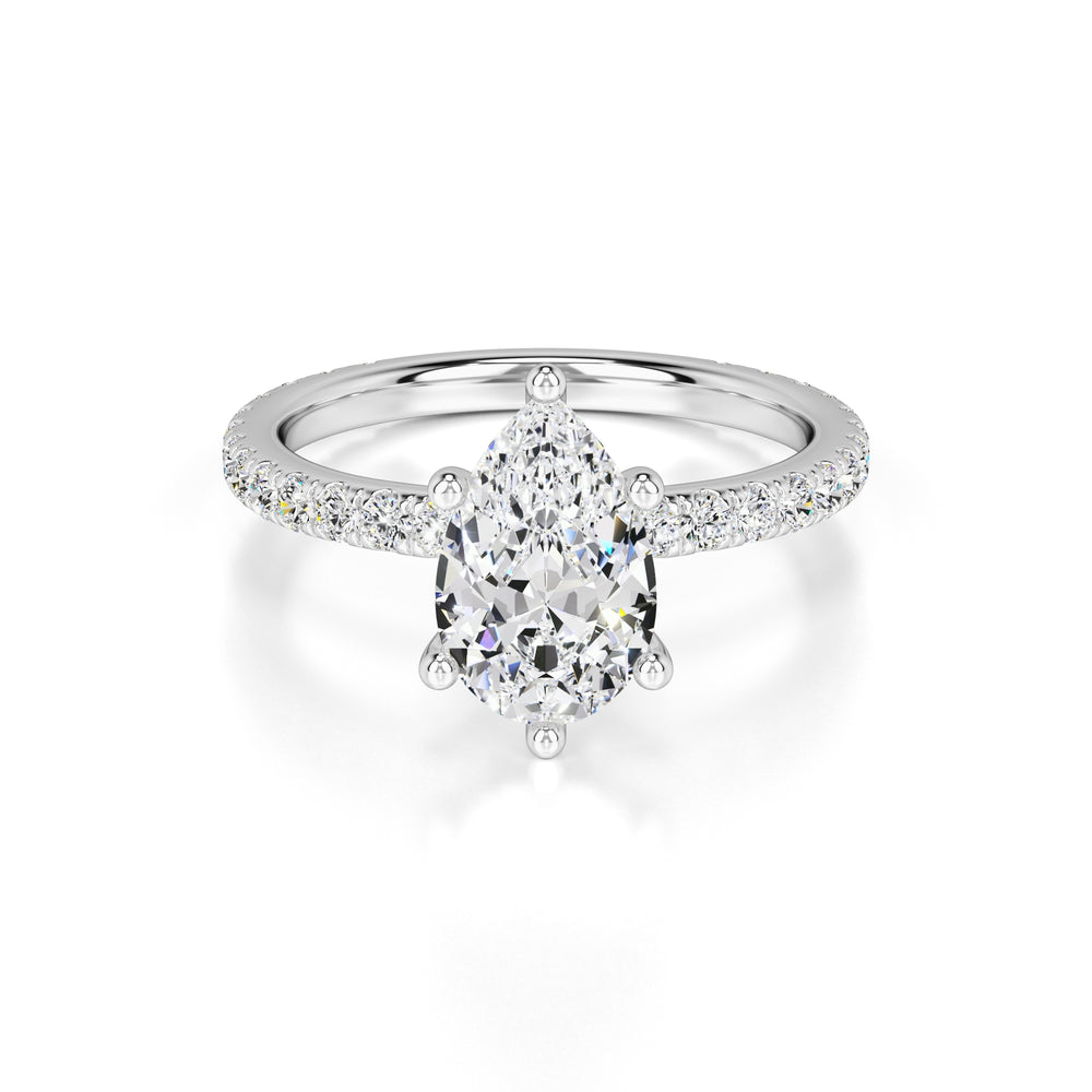 Caroline Lab Grown Diamond Ring | White Gold | 1