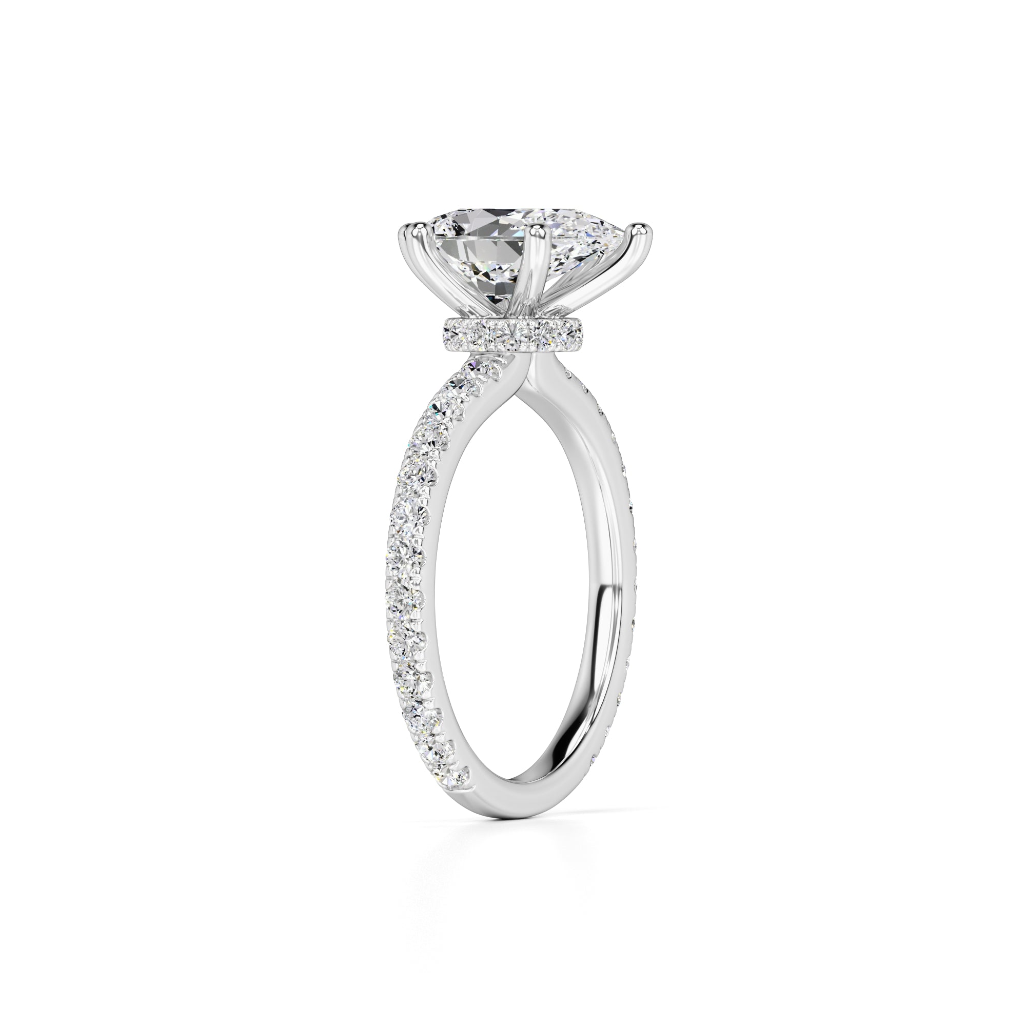 Caroline Lab Grown Diamond Ring | White Gold | 3