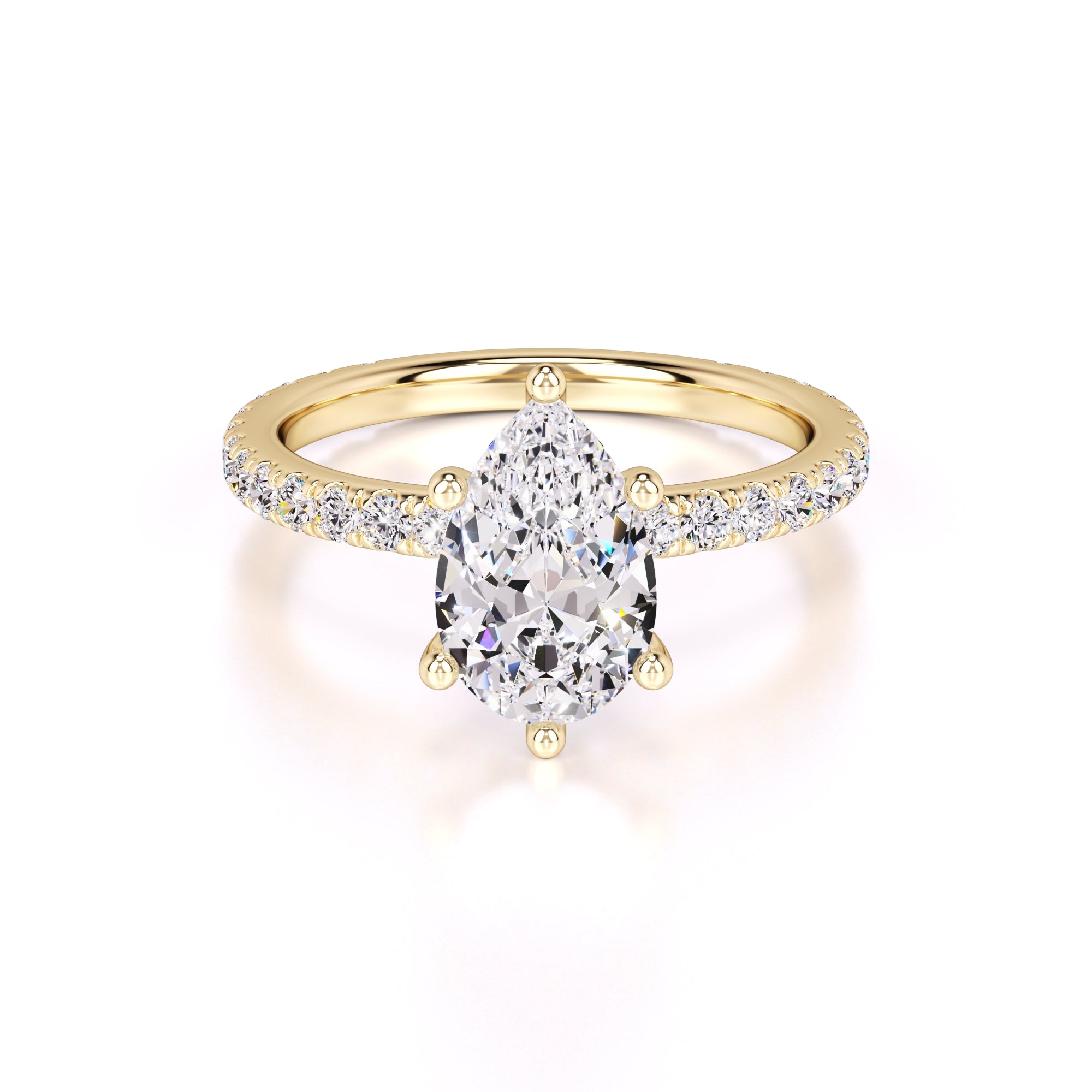 Caroline Lab Grown Diamond Ring | Yellow Gold | 1