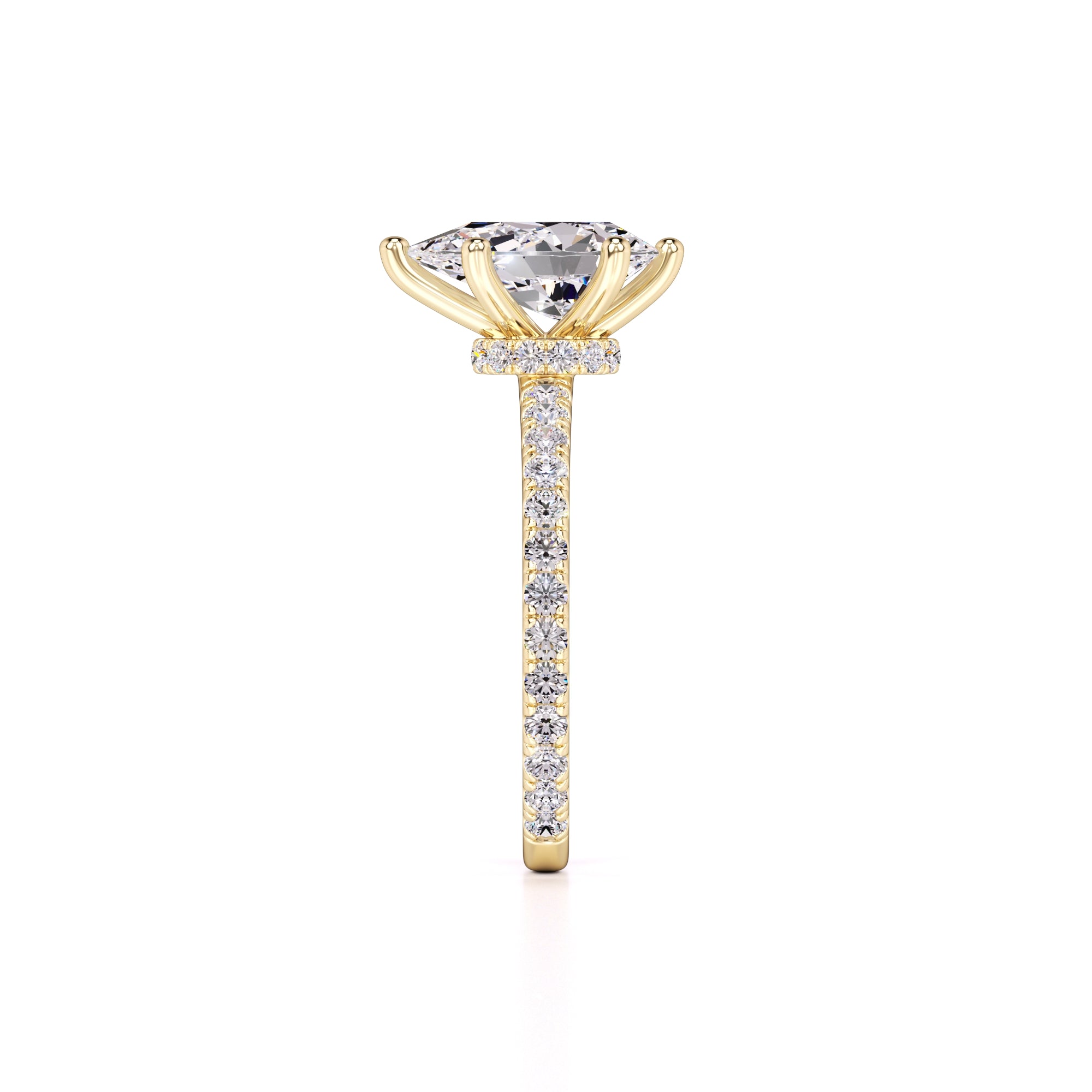 Caroline Lab Grown Diamond Ring | Yellow Gold | 4