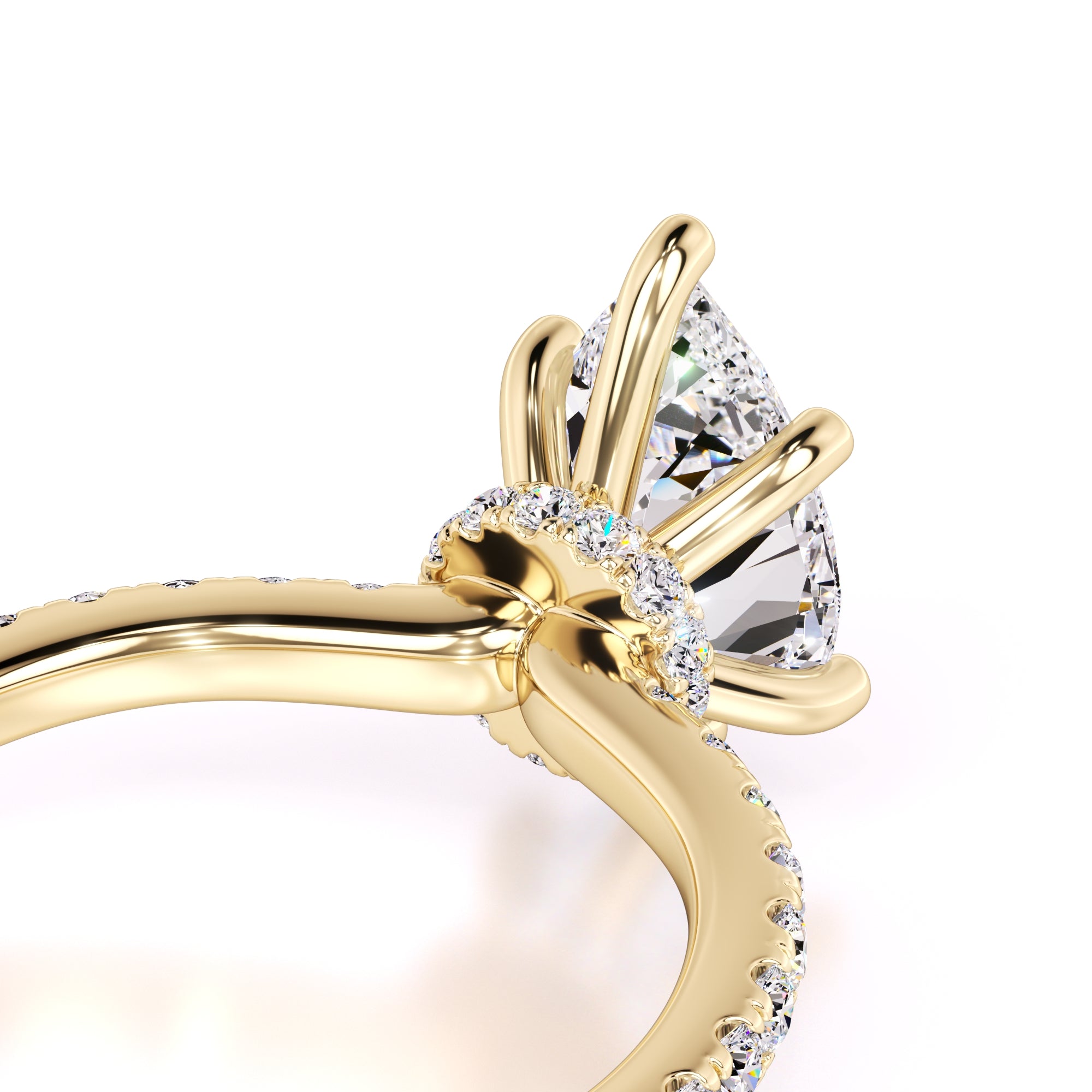 Caroline Lab Grown Diamond Ring | Yellow Gold | 2