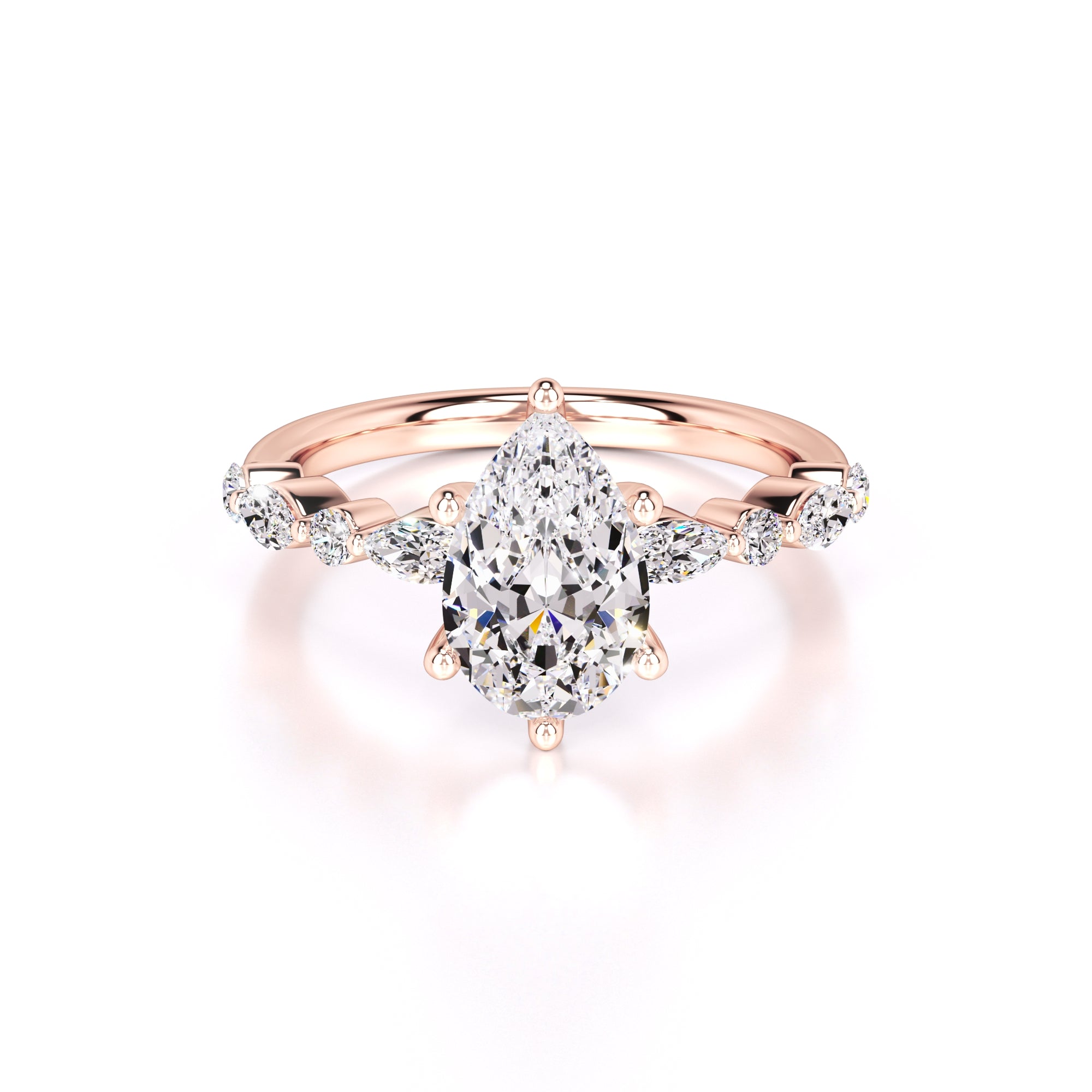 Cassidy Lab Grown Diamond Ring | Rose Gold | 1