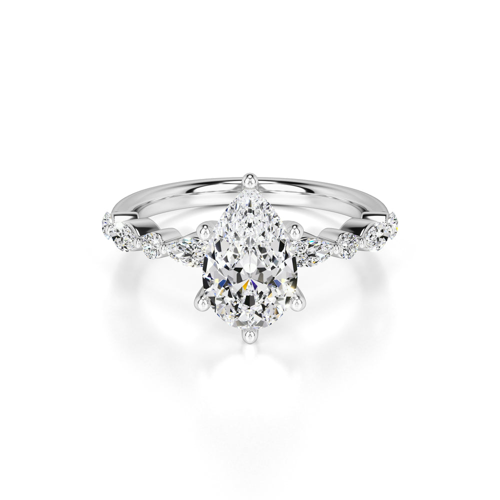 Cassidy Lab Grown Diamond Ring | White Gold | 1