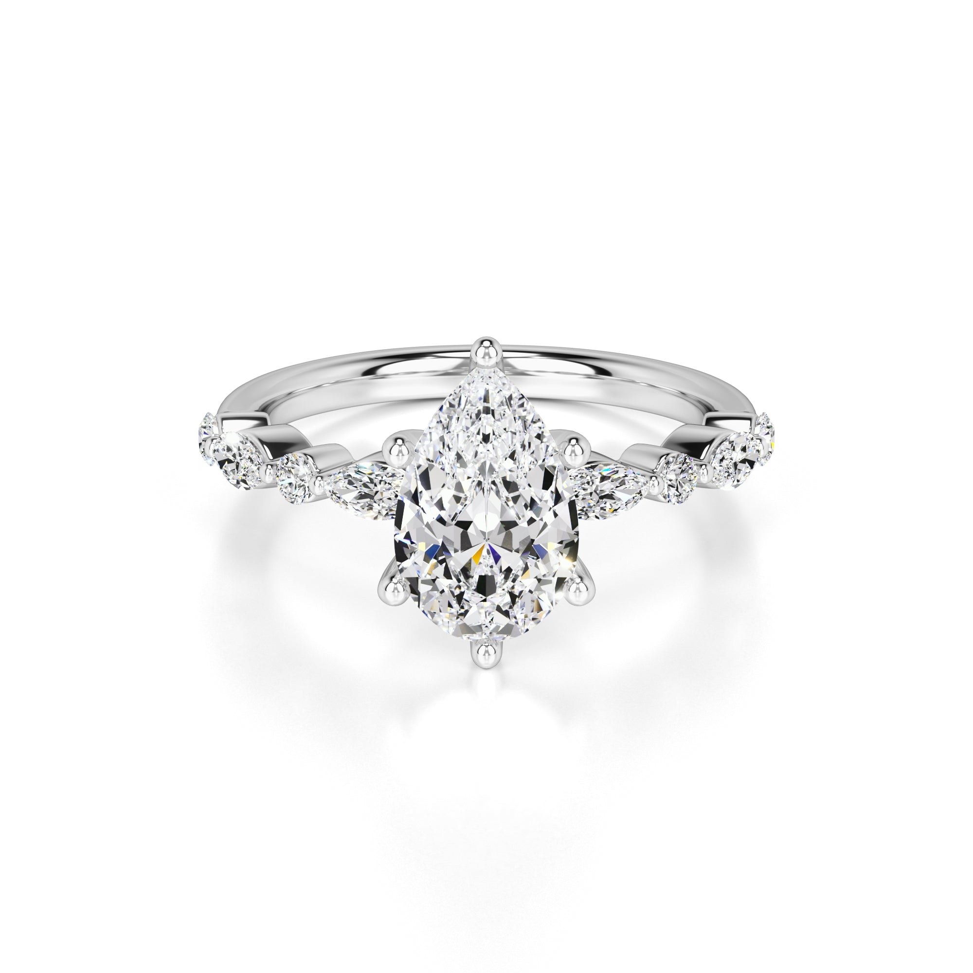 Cassidy Lab Grown Diamond Ring | White Gold | 1