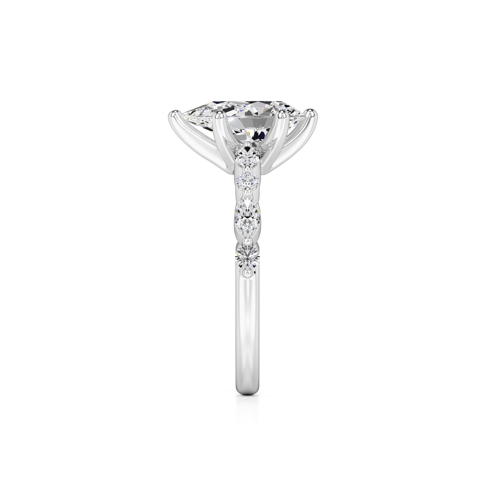Cassidy Lab Grown Diamond Ring | White Gold | 4