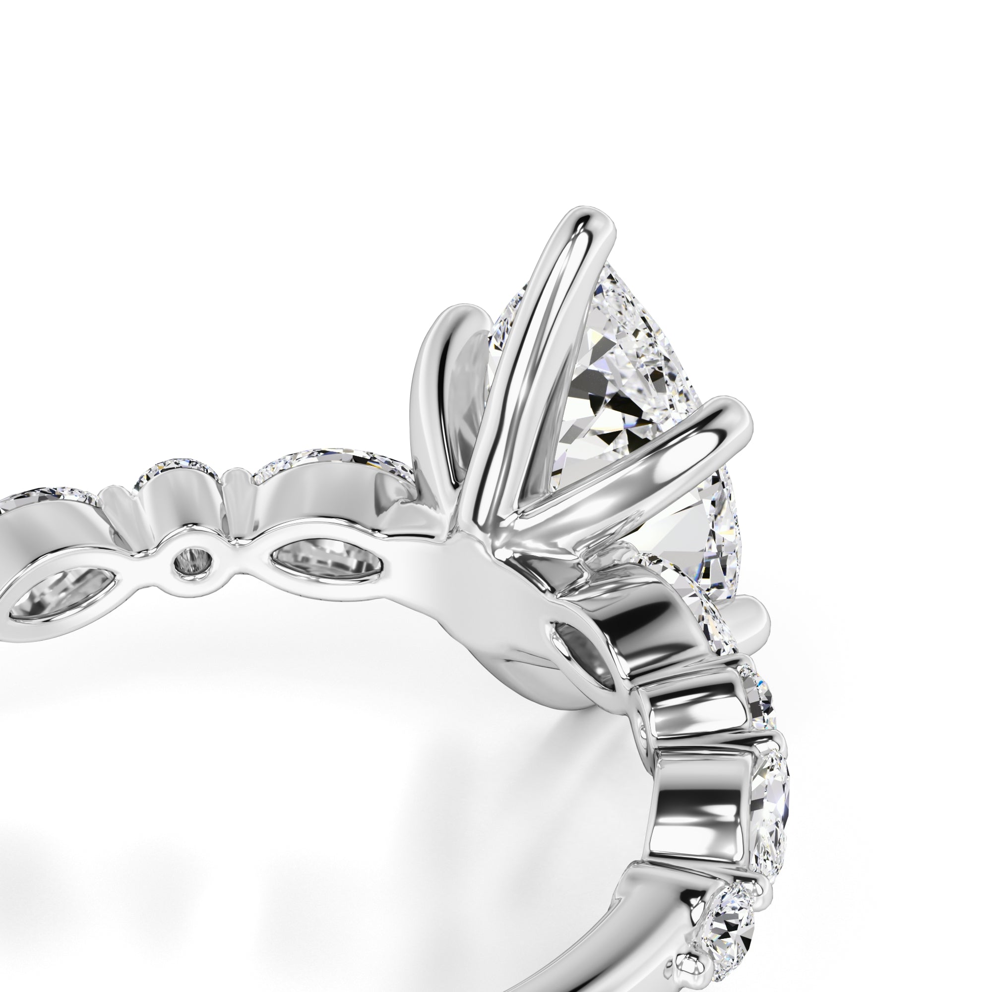Cassidy Lab Grown Diamond Ring | White Gold | 2