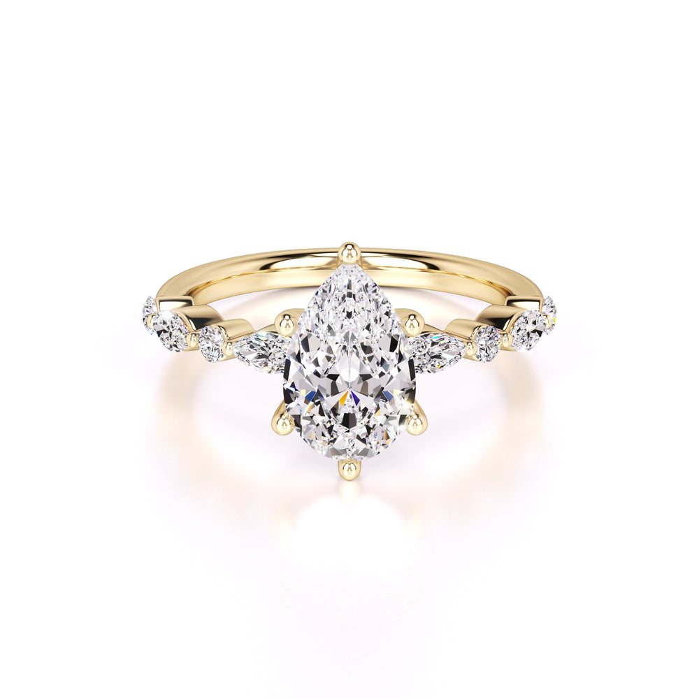 Cassidy Lab Grown Diamond Ring | Yellow Gold | 1