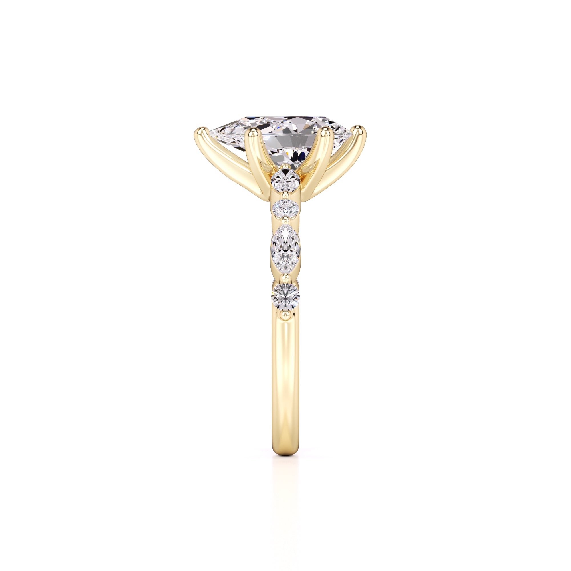 Cassidy Lab Grown Diamond Ring | Yellow Gold | 4