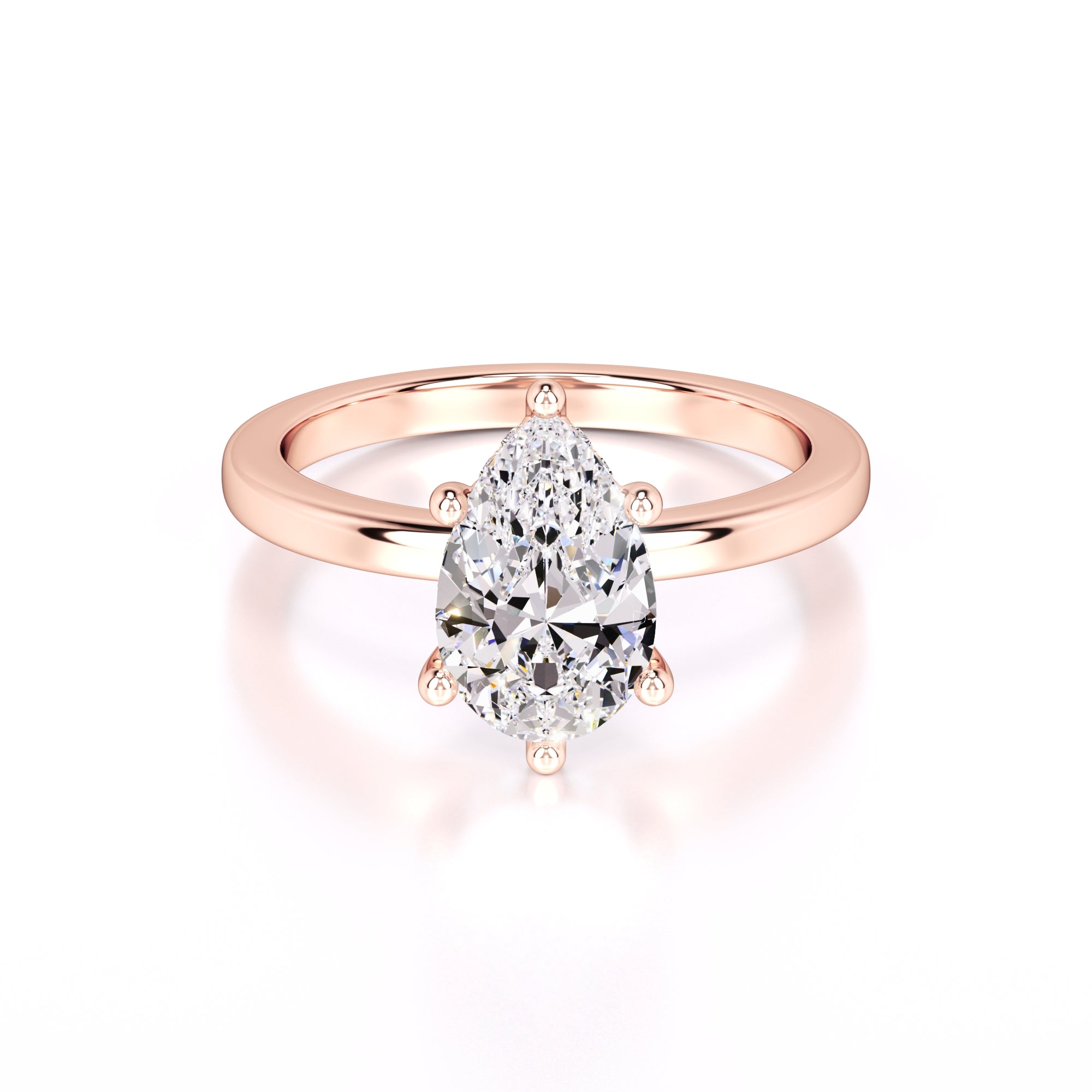 Daisy Lab Grown Diamond Ring | Rose Gold | 1