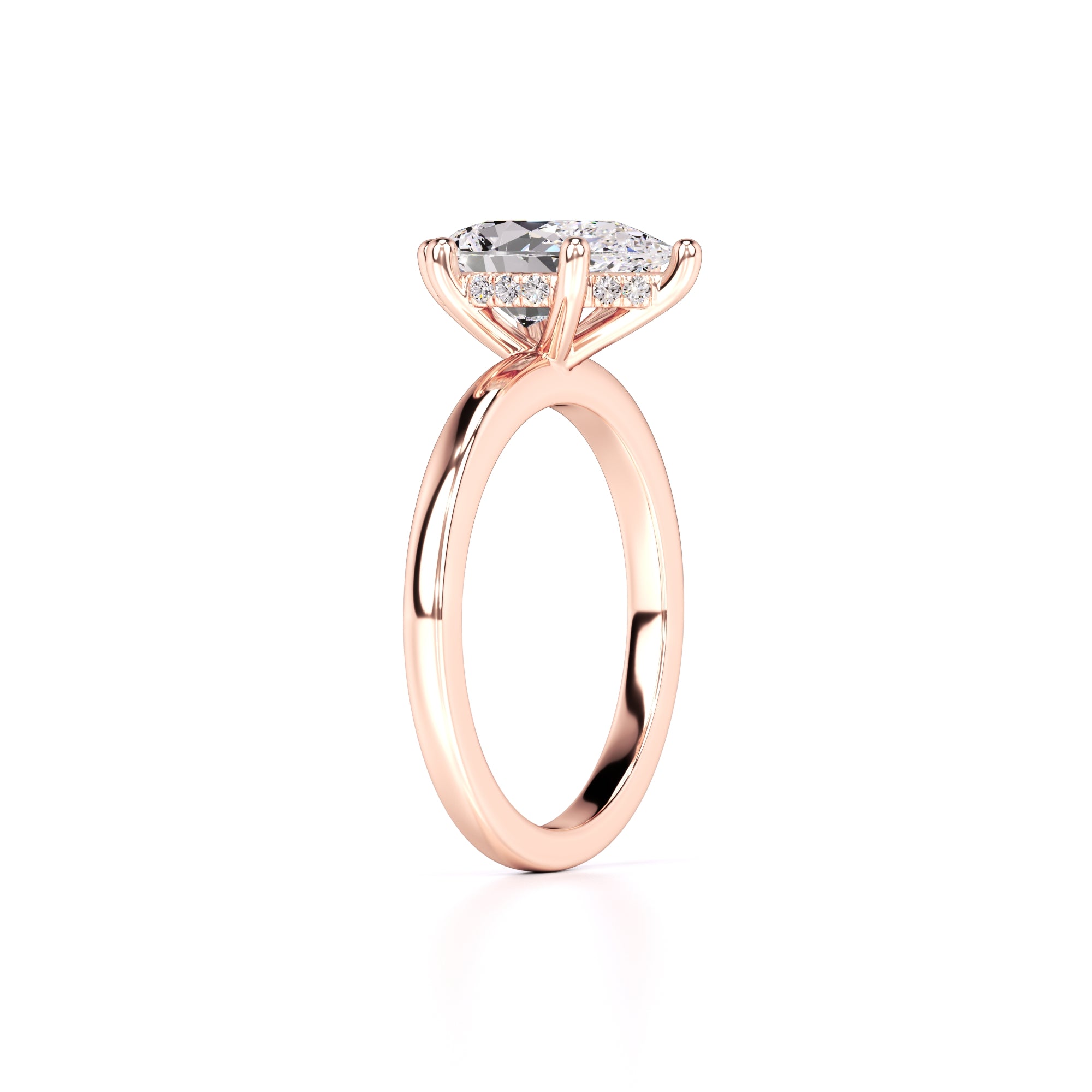 Daisy Lab Grown Diamond Ring | Rose Gold | 3