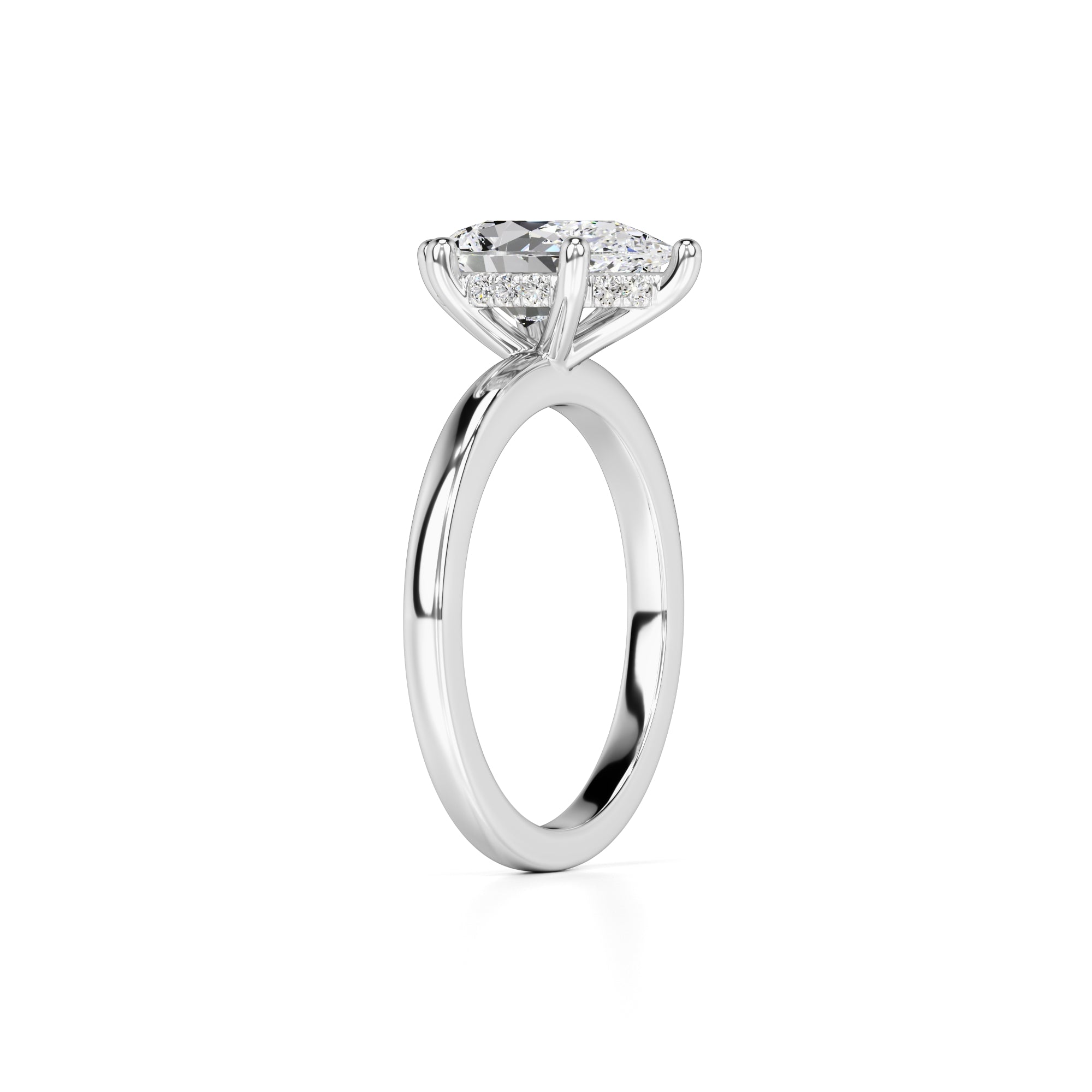 Daisy Lab Grown Diamond Ring | White Gold | 3