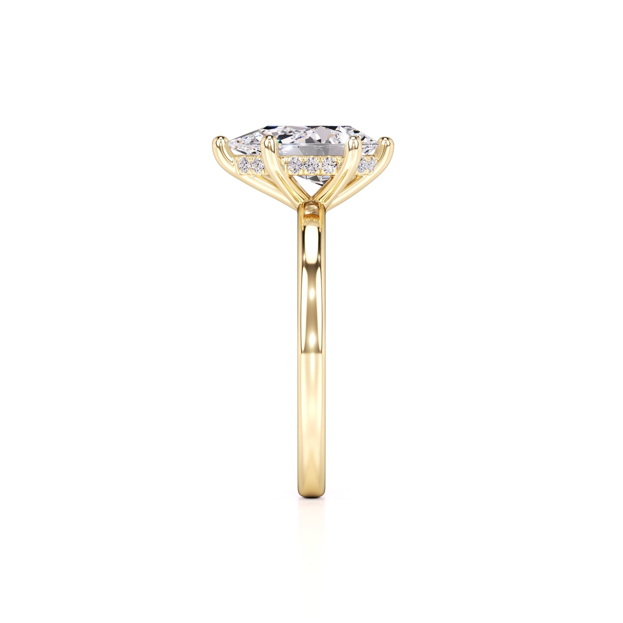 Daisy Lab Grown Diamond Ring | Yellow Gold | 4