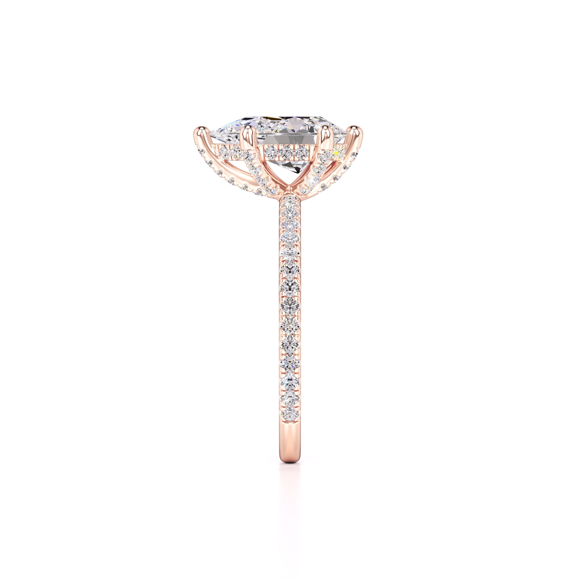 Paris Lab Grown Diamond Ring | Rose Gold | 4