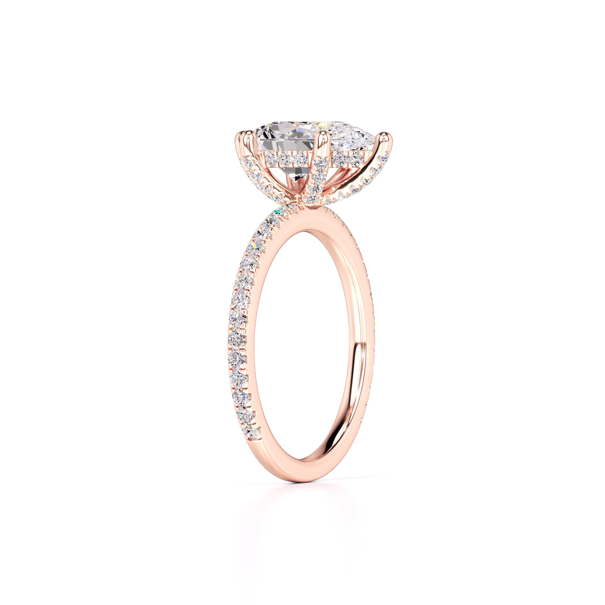 Paris Lab Grown Diamond Ring | Rose Gold | 3