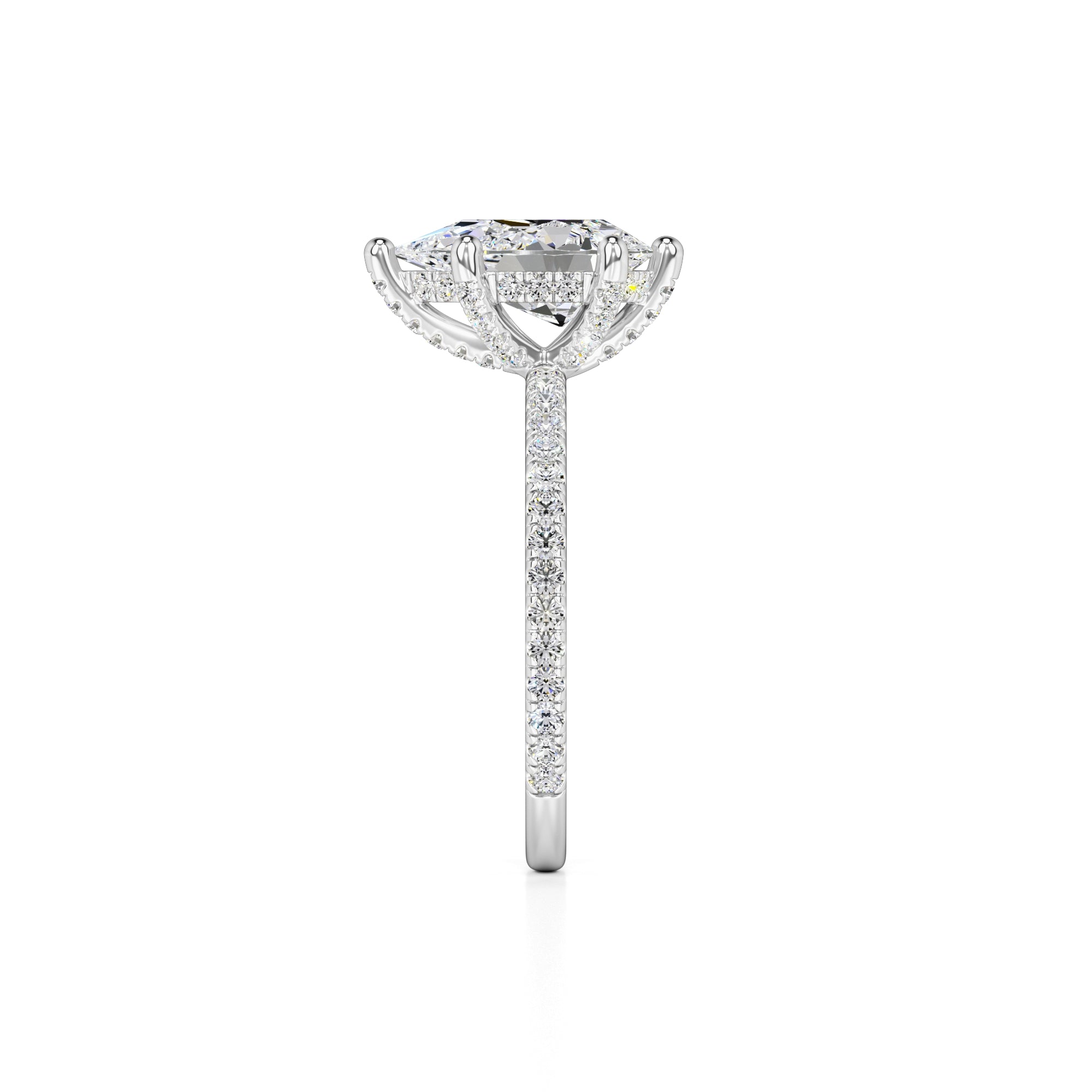 Paris Lab Grown Diamond Ring | White Gold | 4