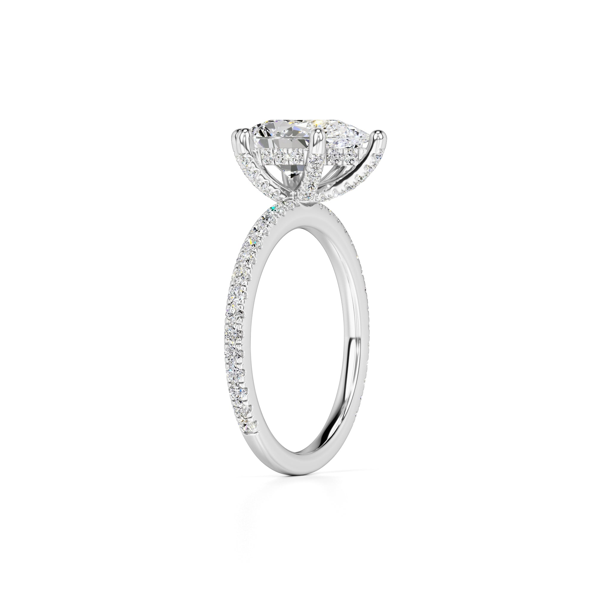 Paris Lab Grown Diamond Ring | White Gold | 3