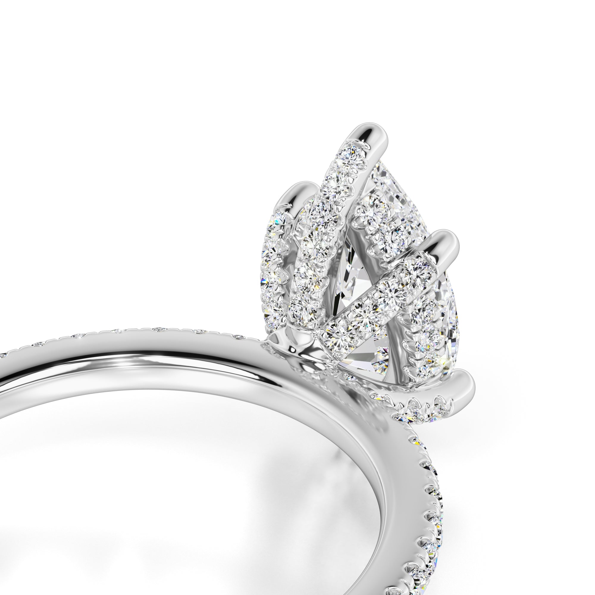 Paris Lab Grown Diamond Ring | White Gold | 2