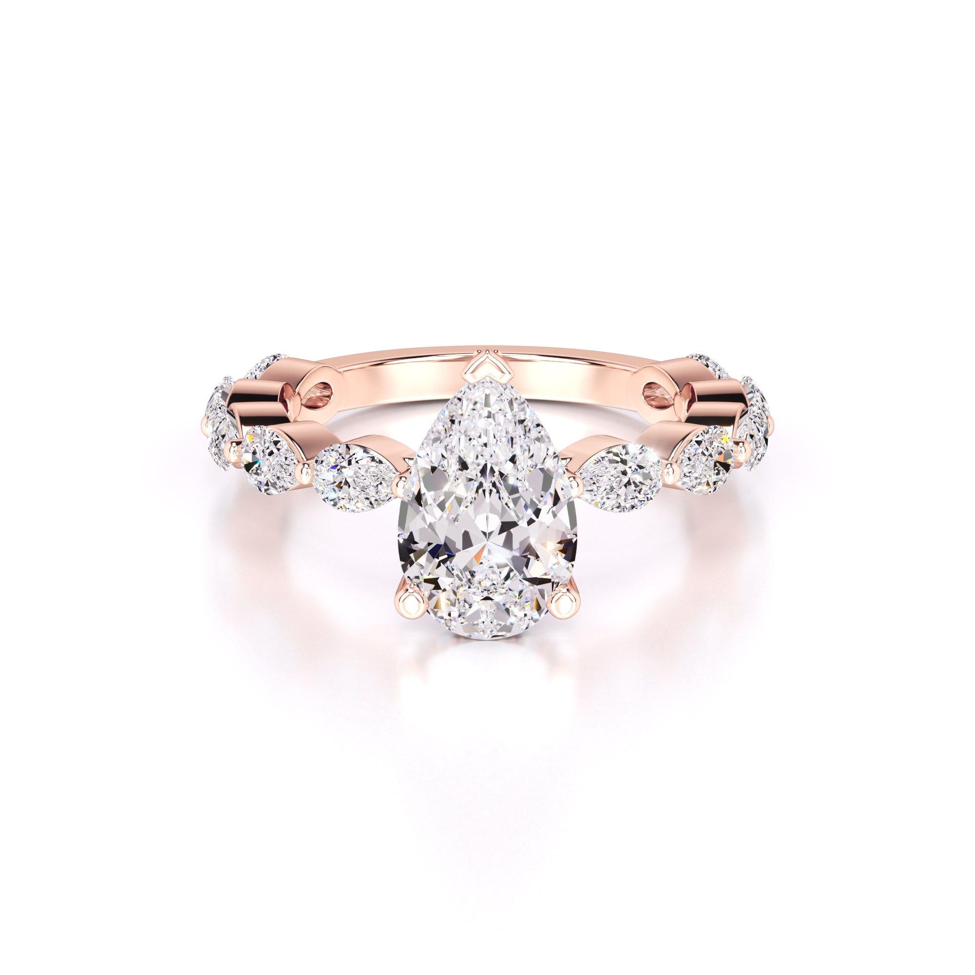 Bella Lab Grown Diamond Ring | Rose Gold | 1