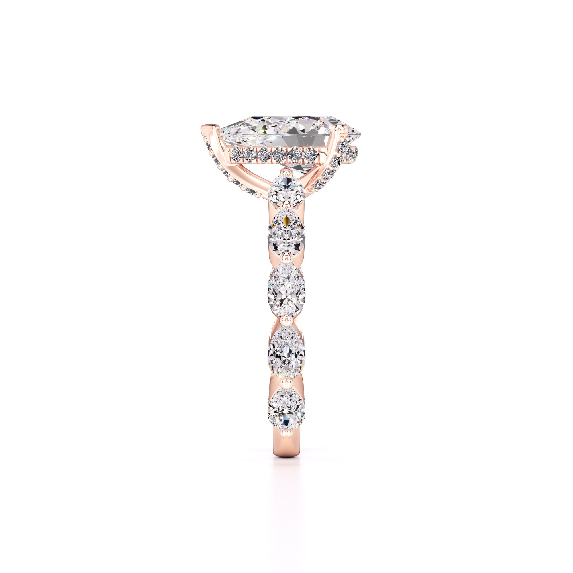 Bella Lab Grown Diamond Ring | Rose Gold | 4
