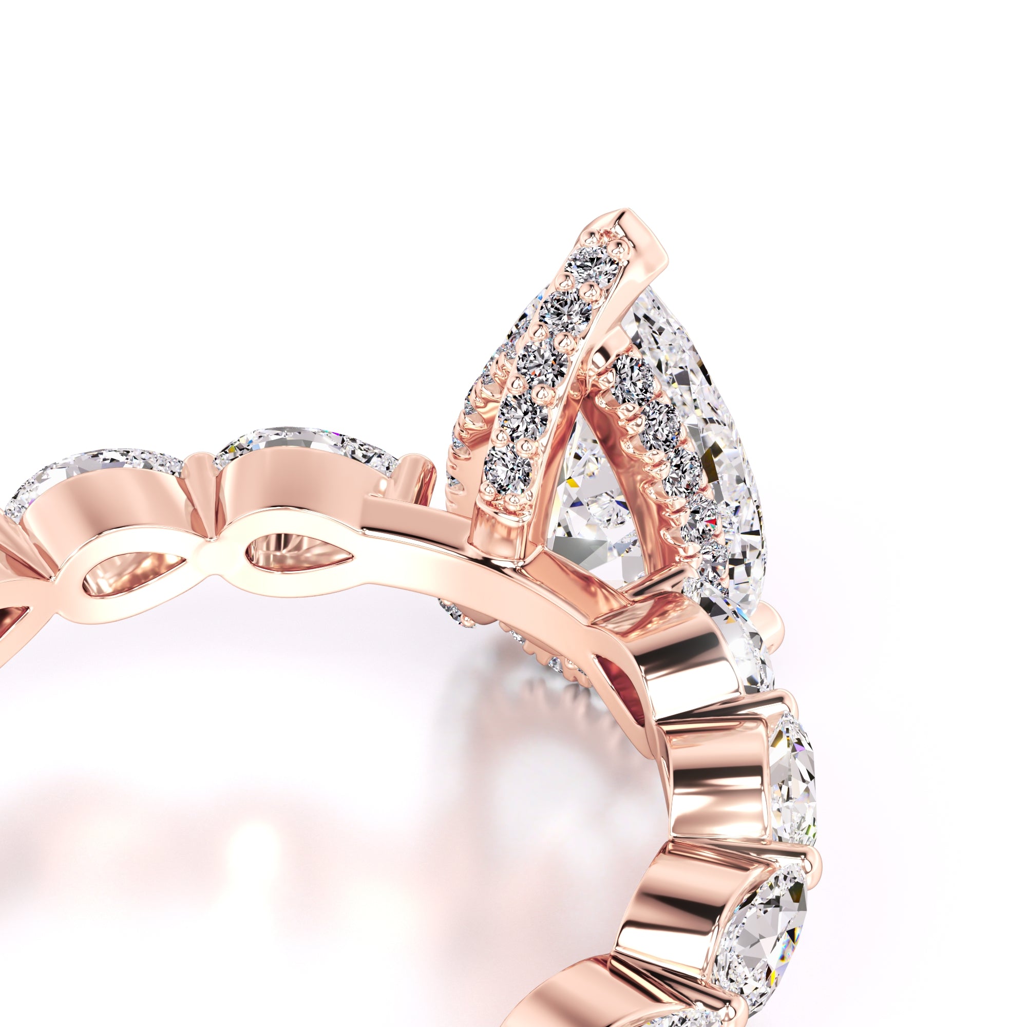 Bella Lab Grown Diamond Ring | Rose Gold | 2