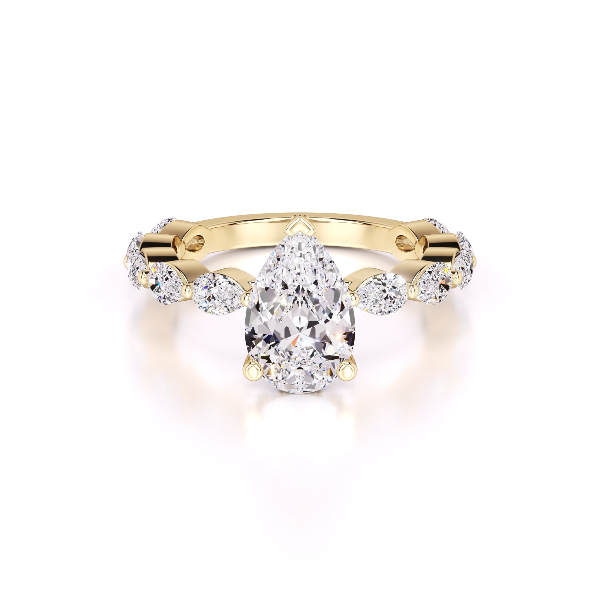 Bella Lab Grown Diamond Ring | Yellow Gold | 1