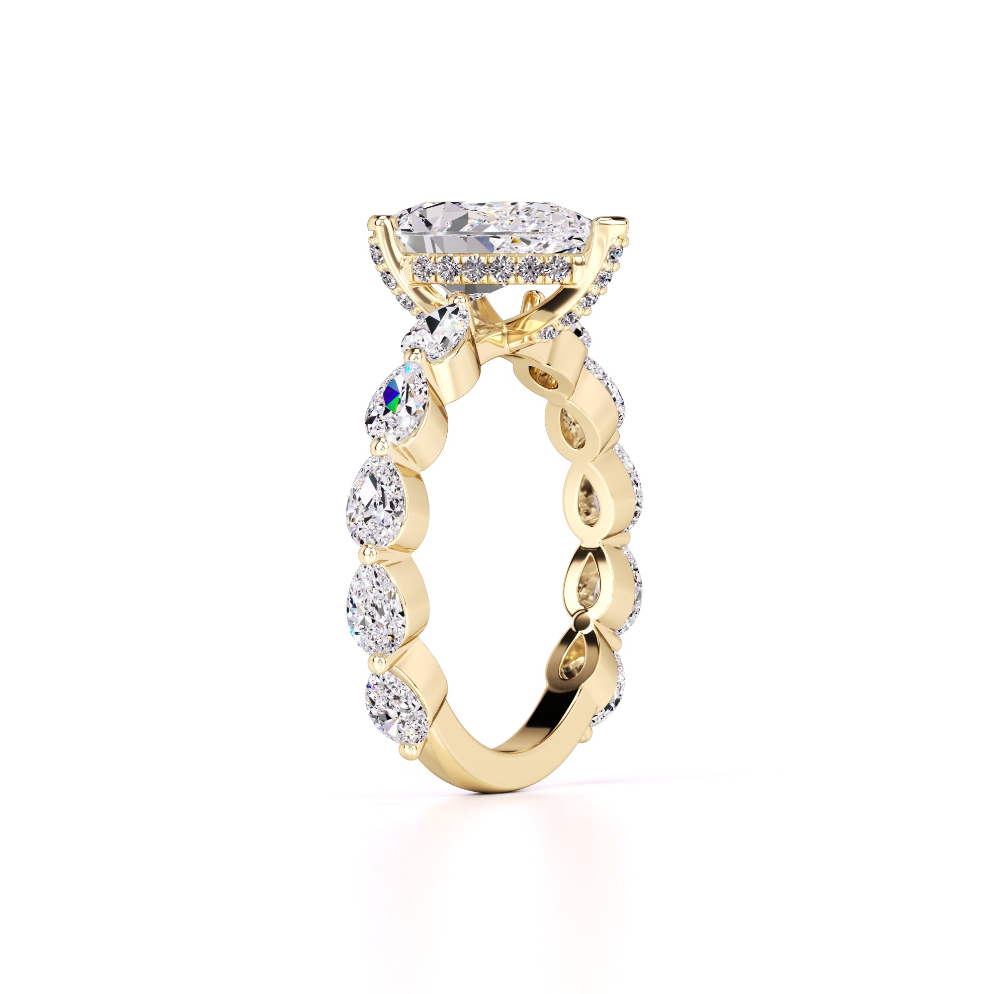 Bella Lab Grown Diamond Ring | Yellow Gold | 3