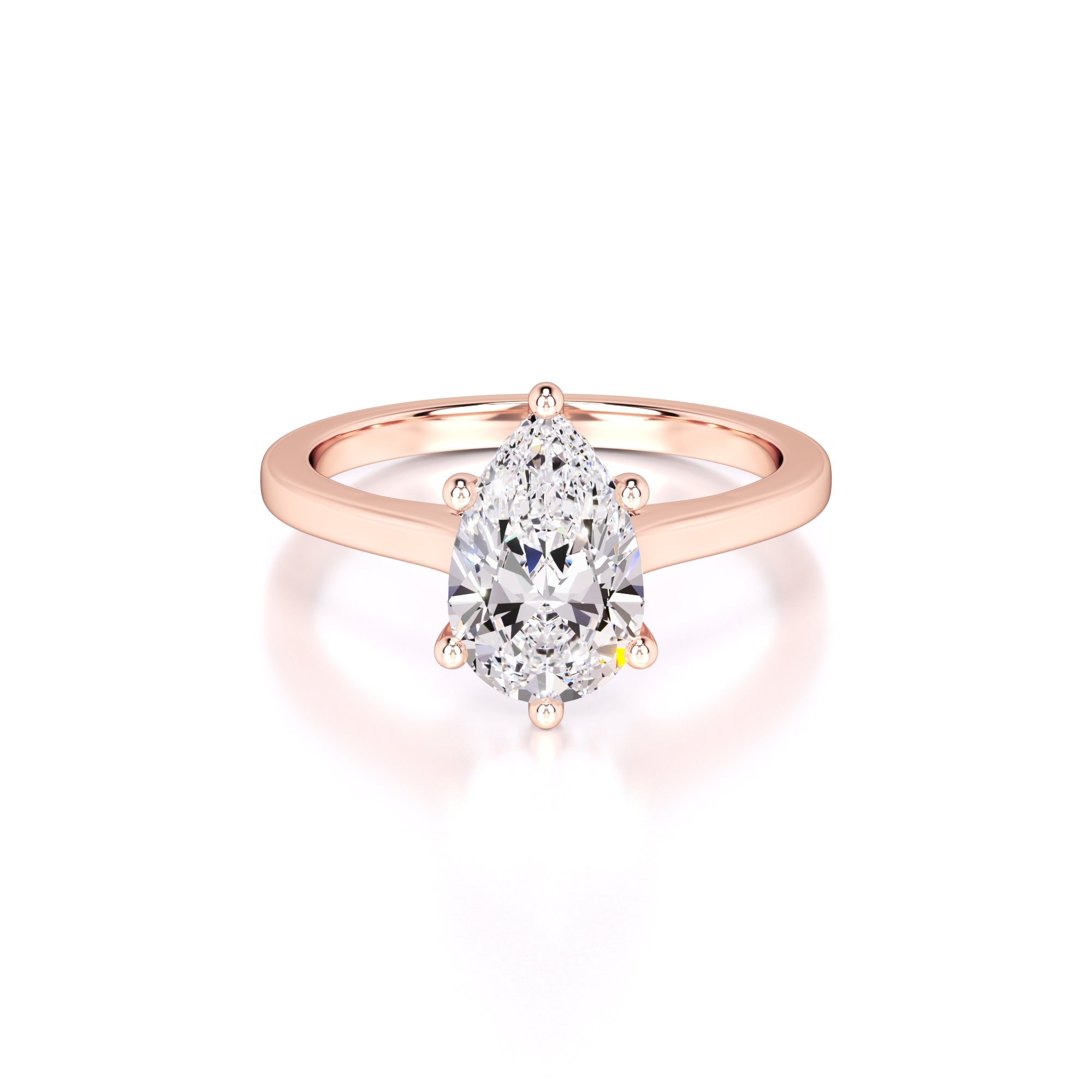 Cardi Lab Grown Diamond Ring | Rose Gold | 1