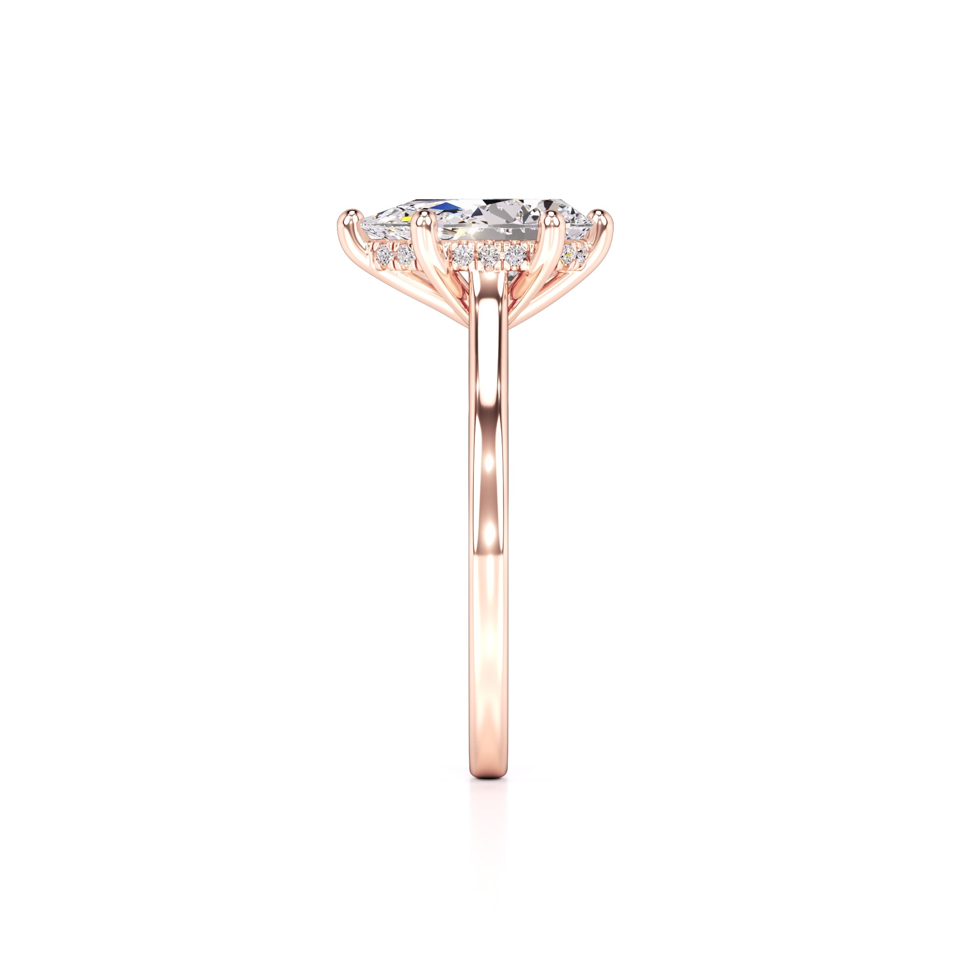 Cardi Lab Grown Diamond Ring | Rose Gold | 4