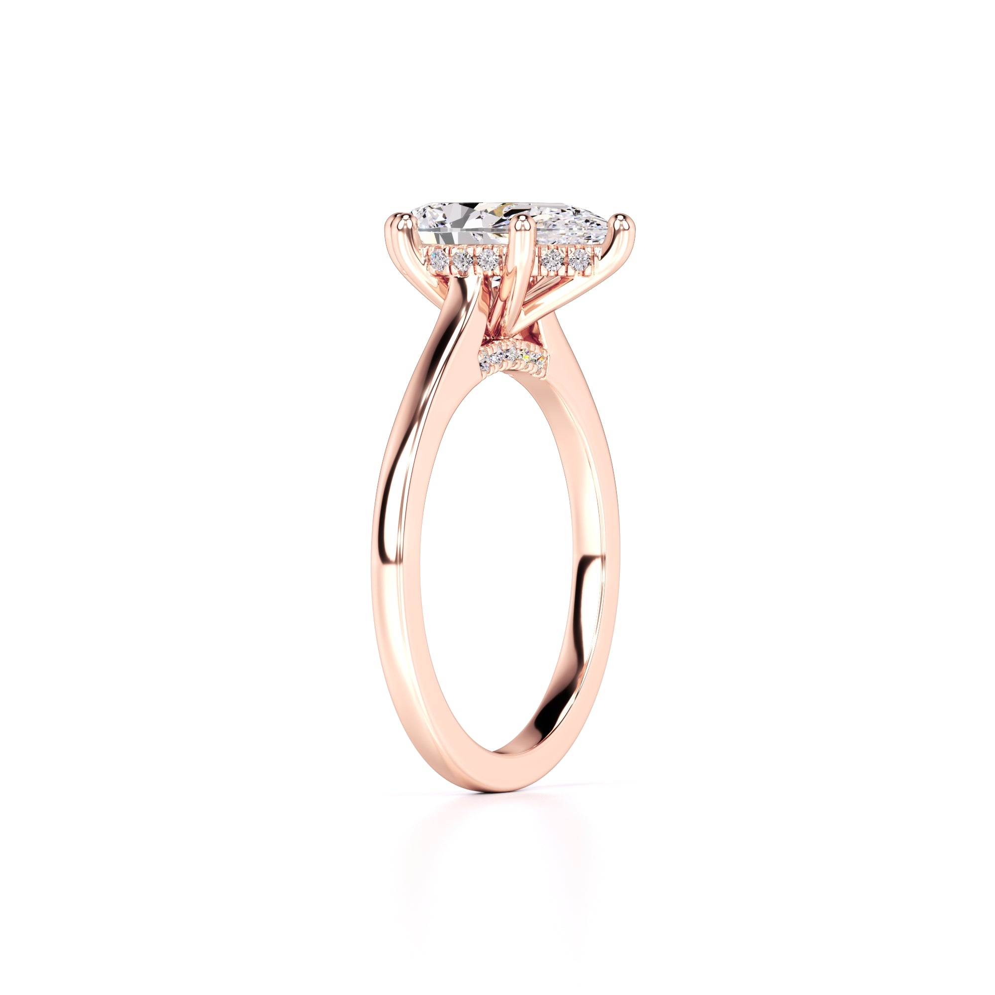 Cardi Lab Grown Diamond Ring | Rose Gold | 3