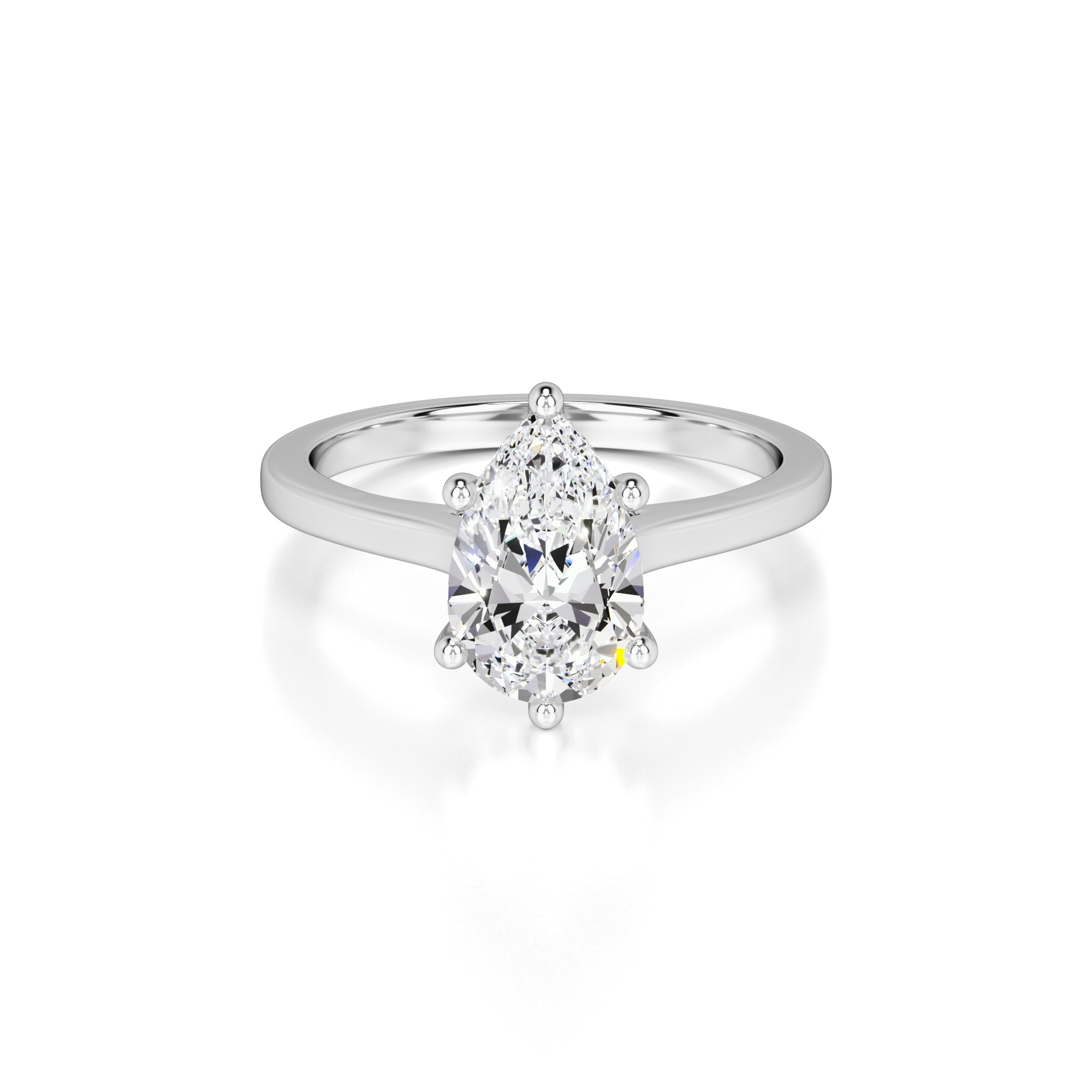 Cardi Lab Grown Diamond Ring | White Gold | 1