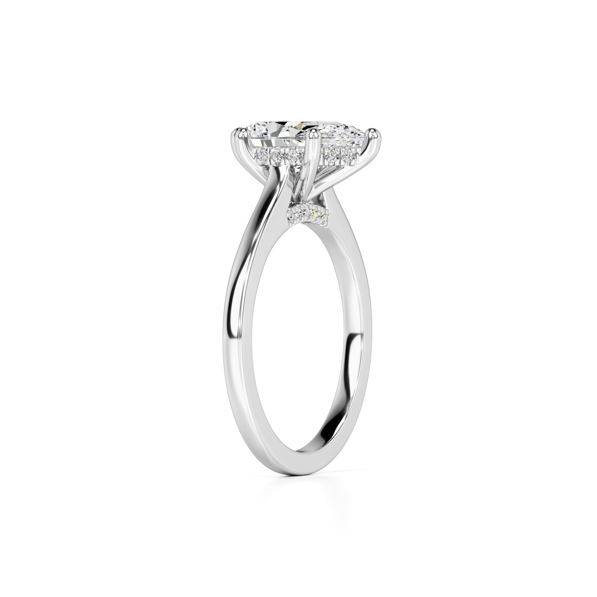 Cardi Lab Grown Diamond Ring | White Gold | 3
