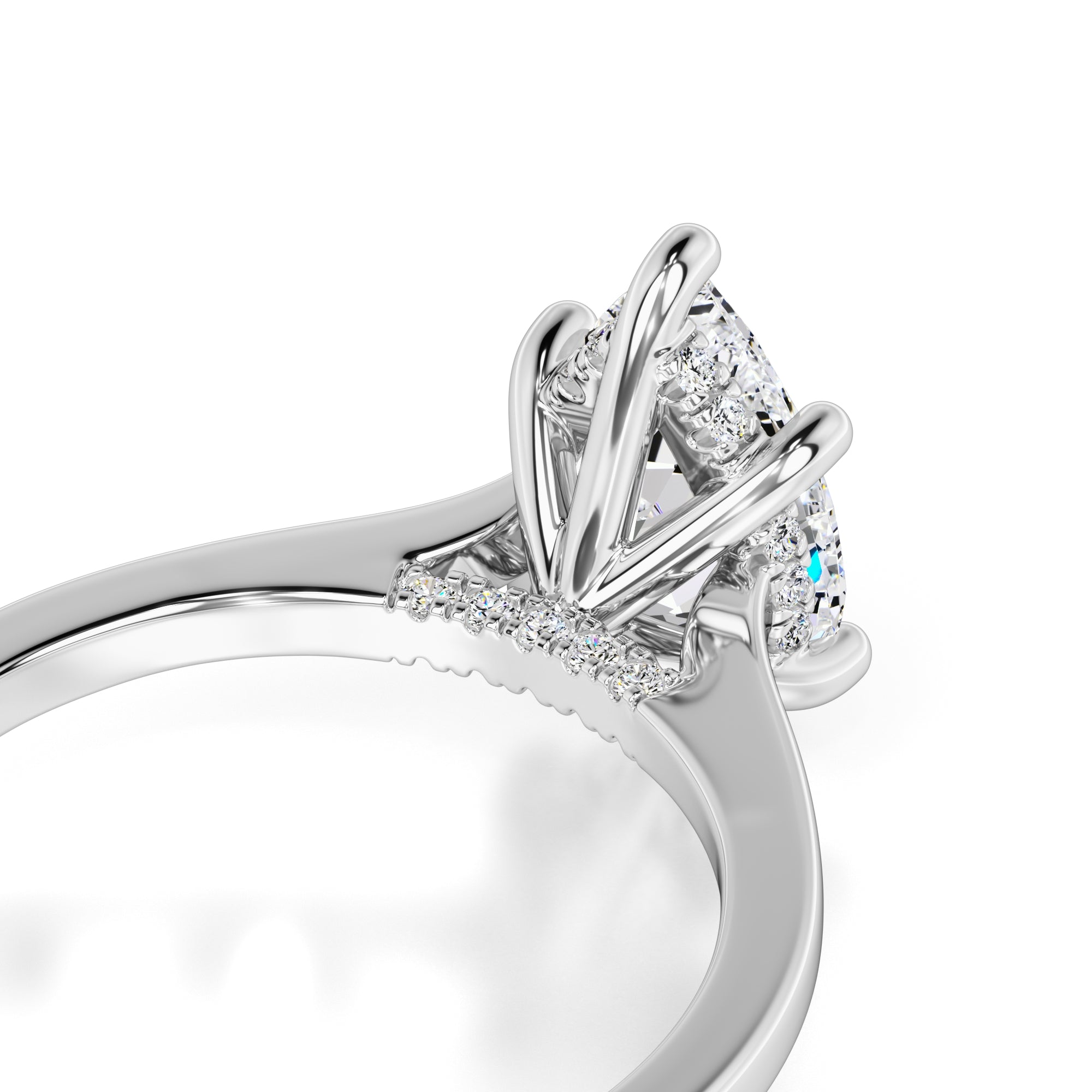 Cardi Lab Grown Diamond Ring | White Gold | 2