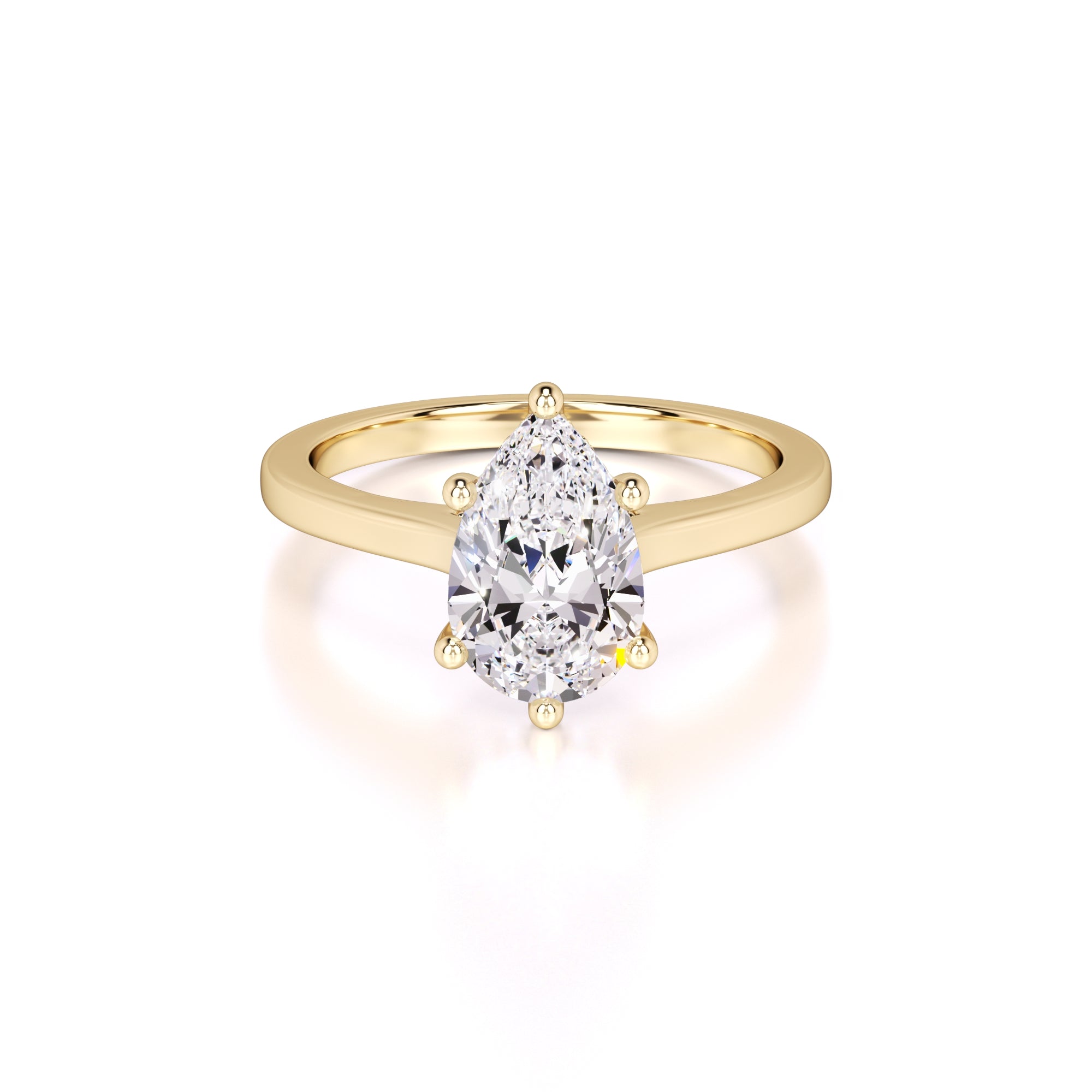 Cardi Lab Grown Diamond Ring | Yellow Gold | 1
