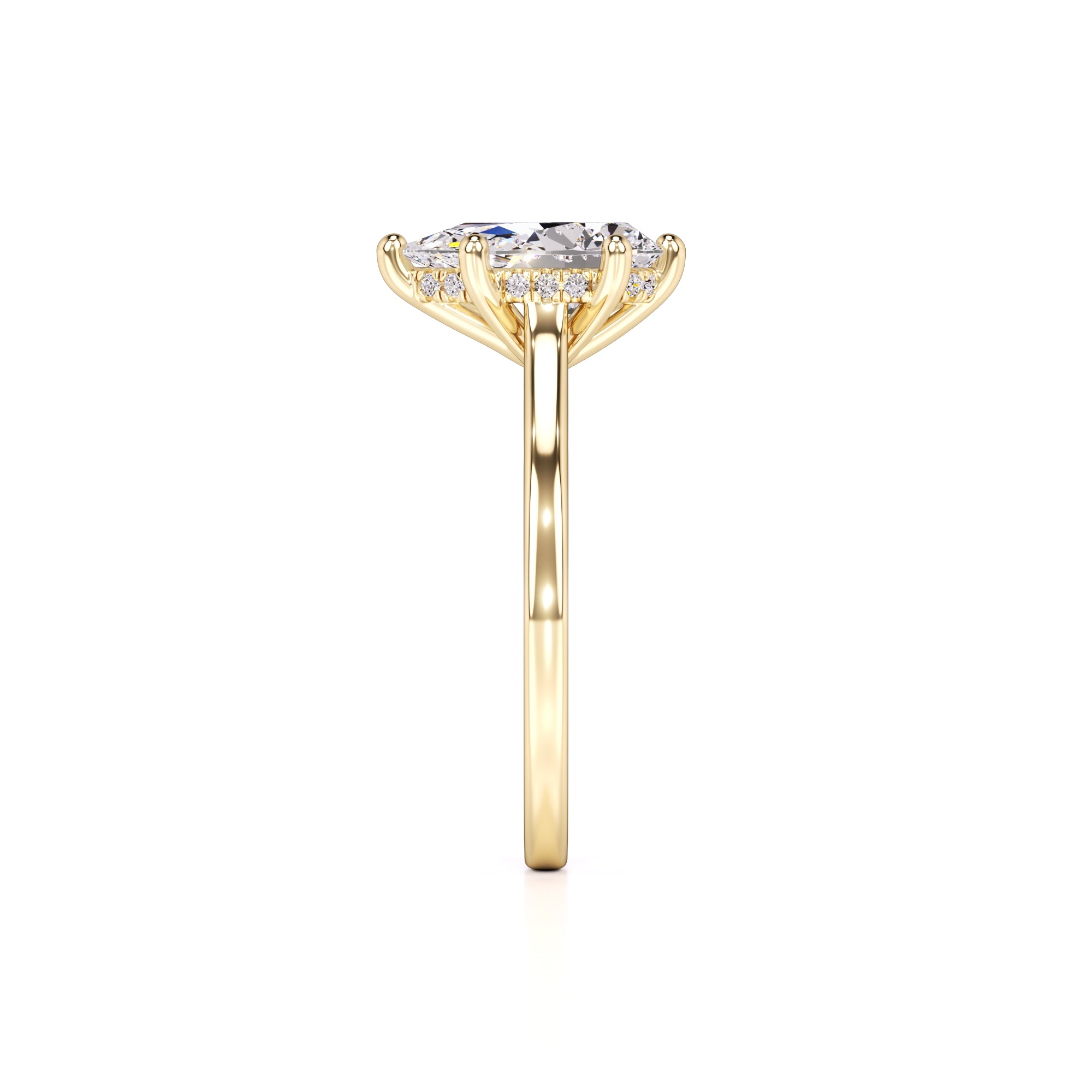 Cardi Lab Grown Diamond Ring | Yellow Gold | 4