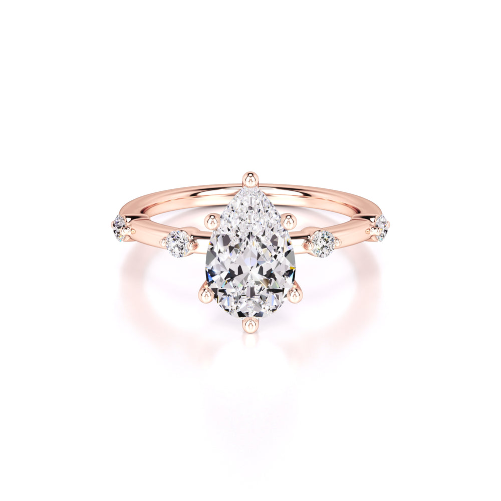 Paloma Lab Grown Diamond Ring | Rose Gold | 1