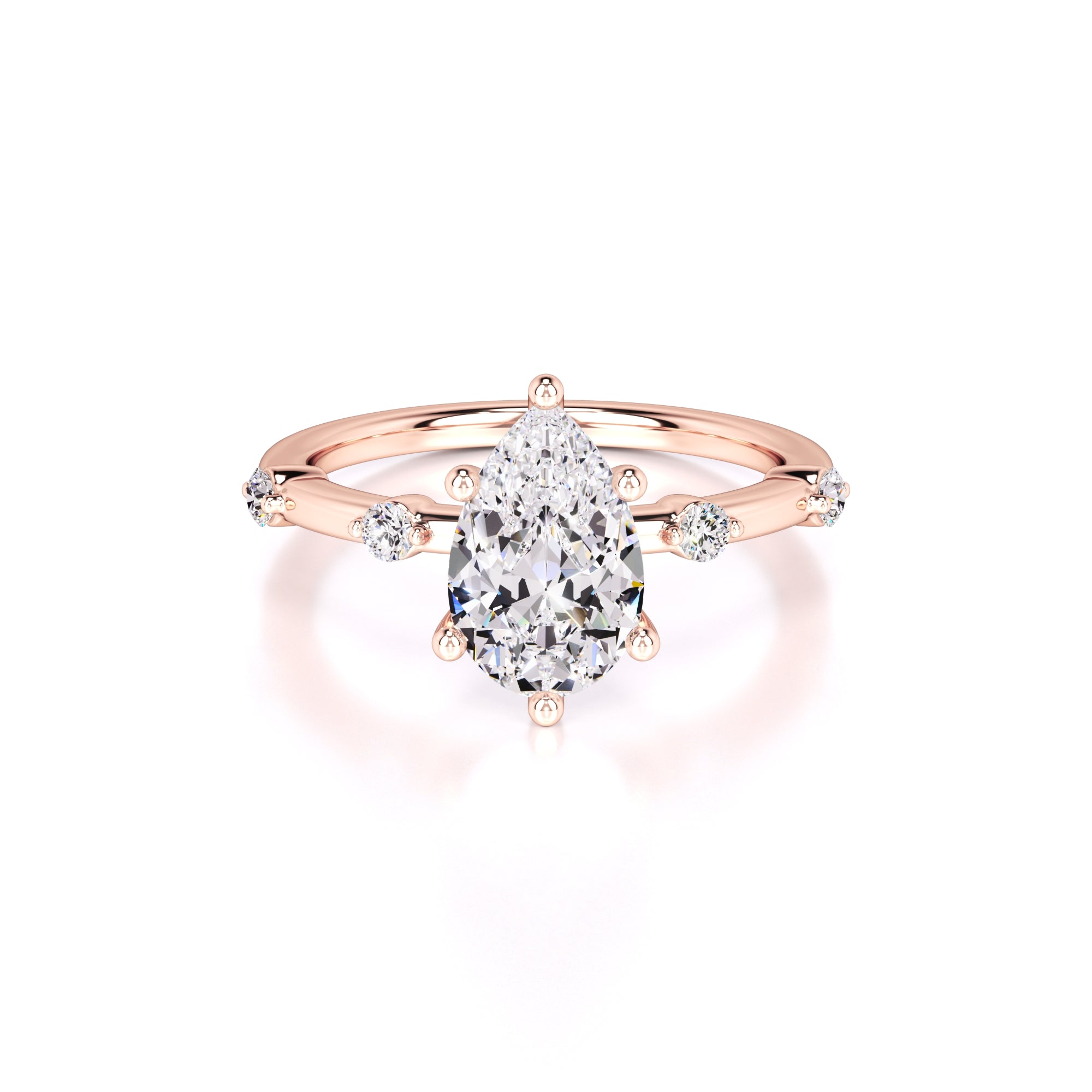 Paloma Lab Grown Diamond Ring | Rose Gold | 1