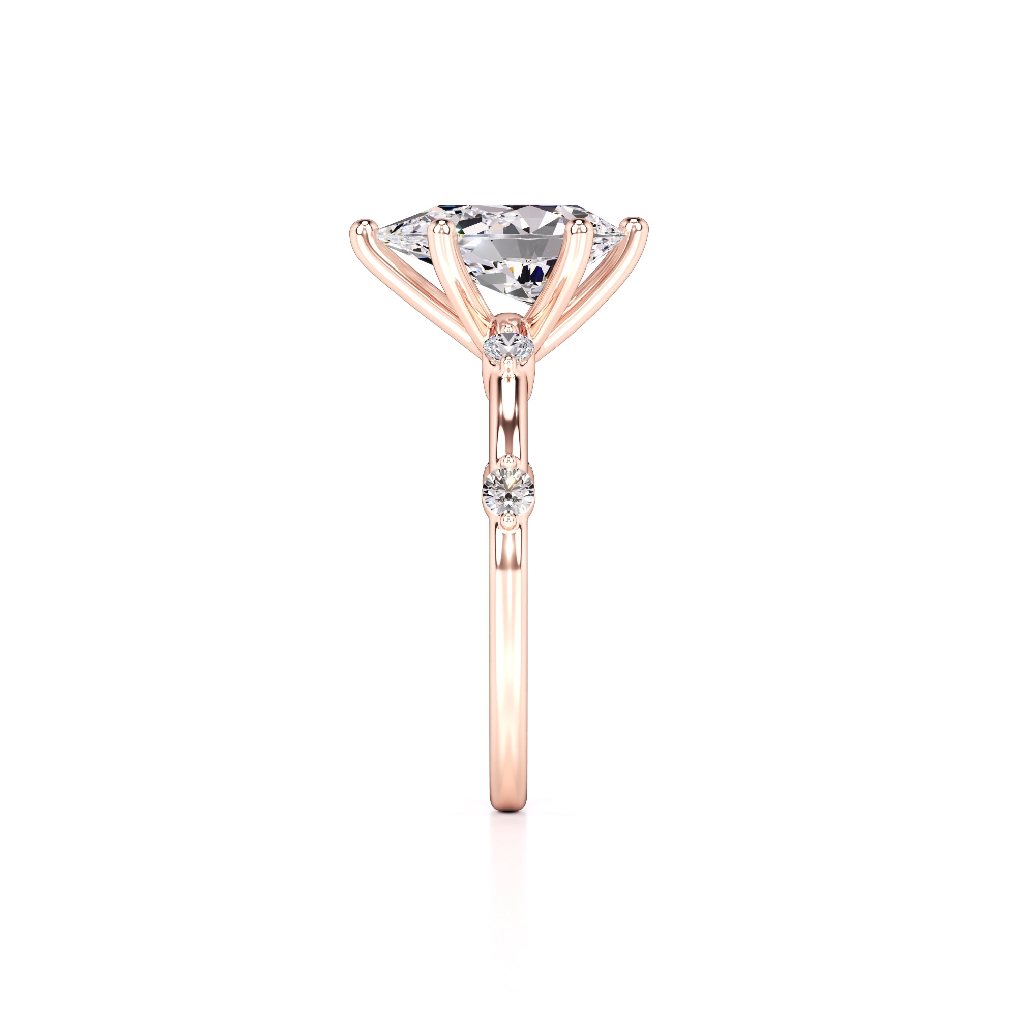 Paloma Lab Grown Diamond Ring | Rose Gold | 4